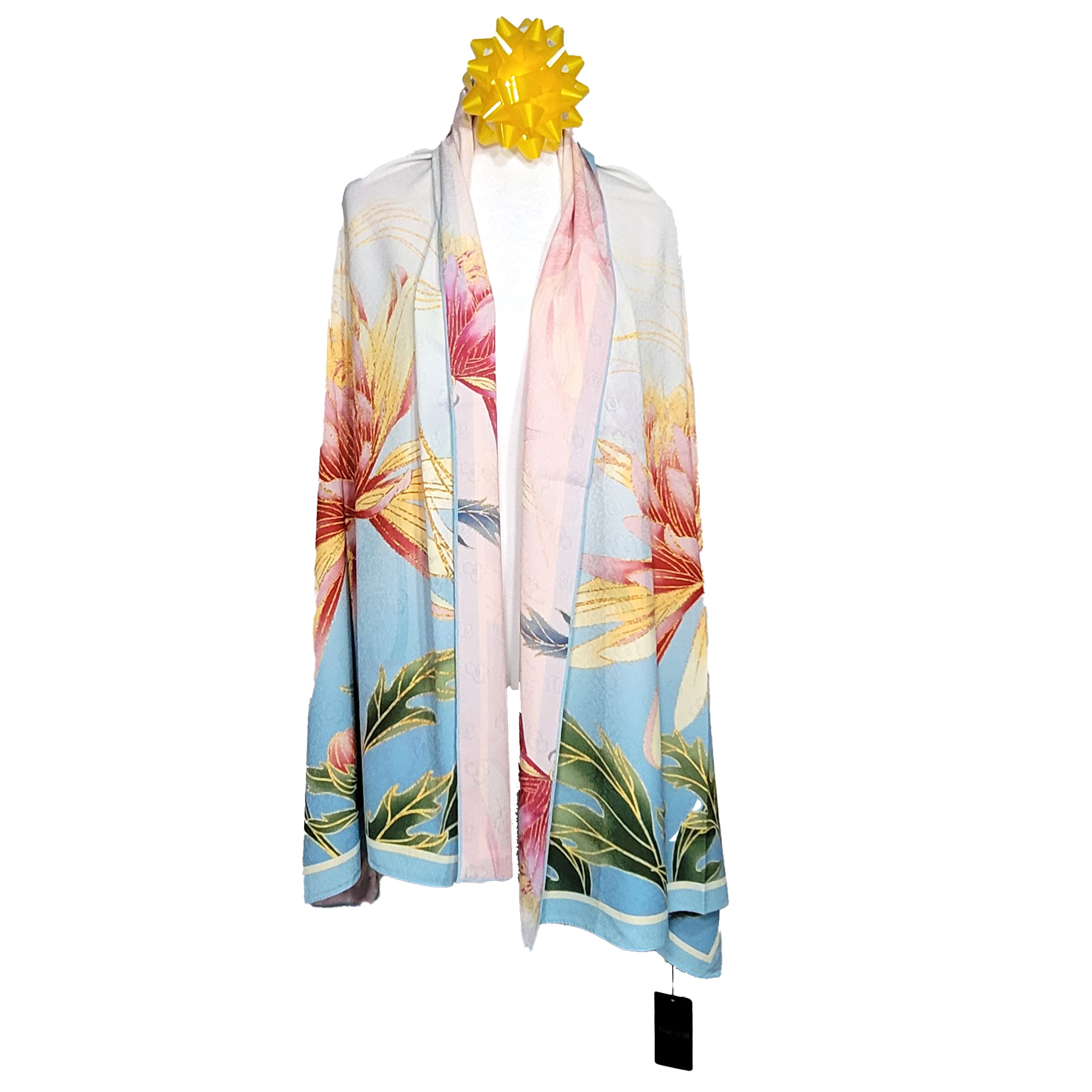 Other Double-Sided Silk Scarf 27"x70" Long Rectangle 3321 Size ONE SIZE - 3 Thumbnail