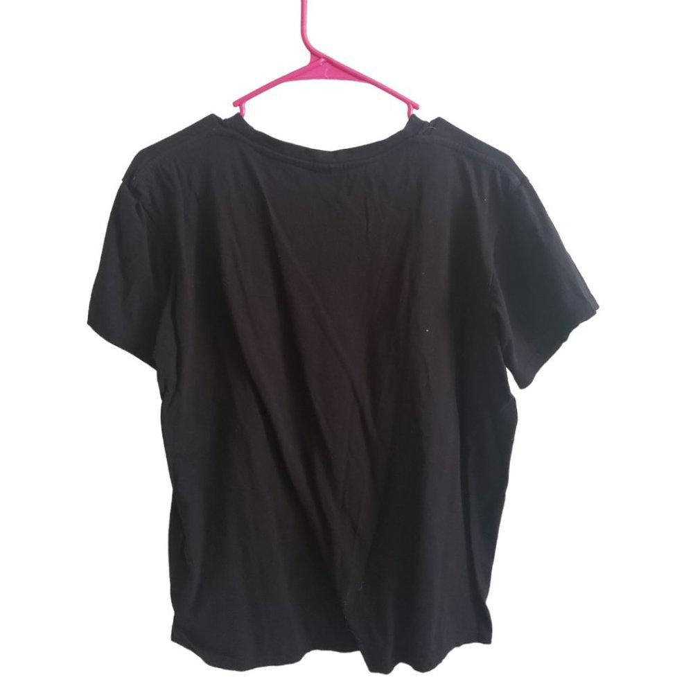 Designer CT662 "Land of the Free Home of the Brave" Black T-shirt L Size L / US 10 / IT 46 - 2 Thumbnail