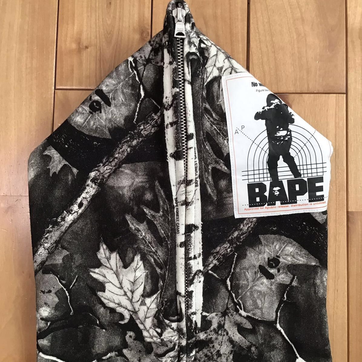 Bape BAPE forest camo full zip hoodie gray a bathing ape Size US S / EU 44-46 / 1 - 5 Thumbnail