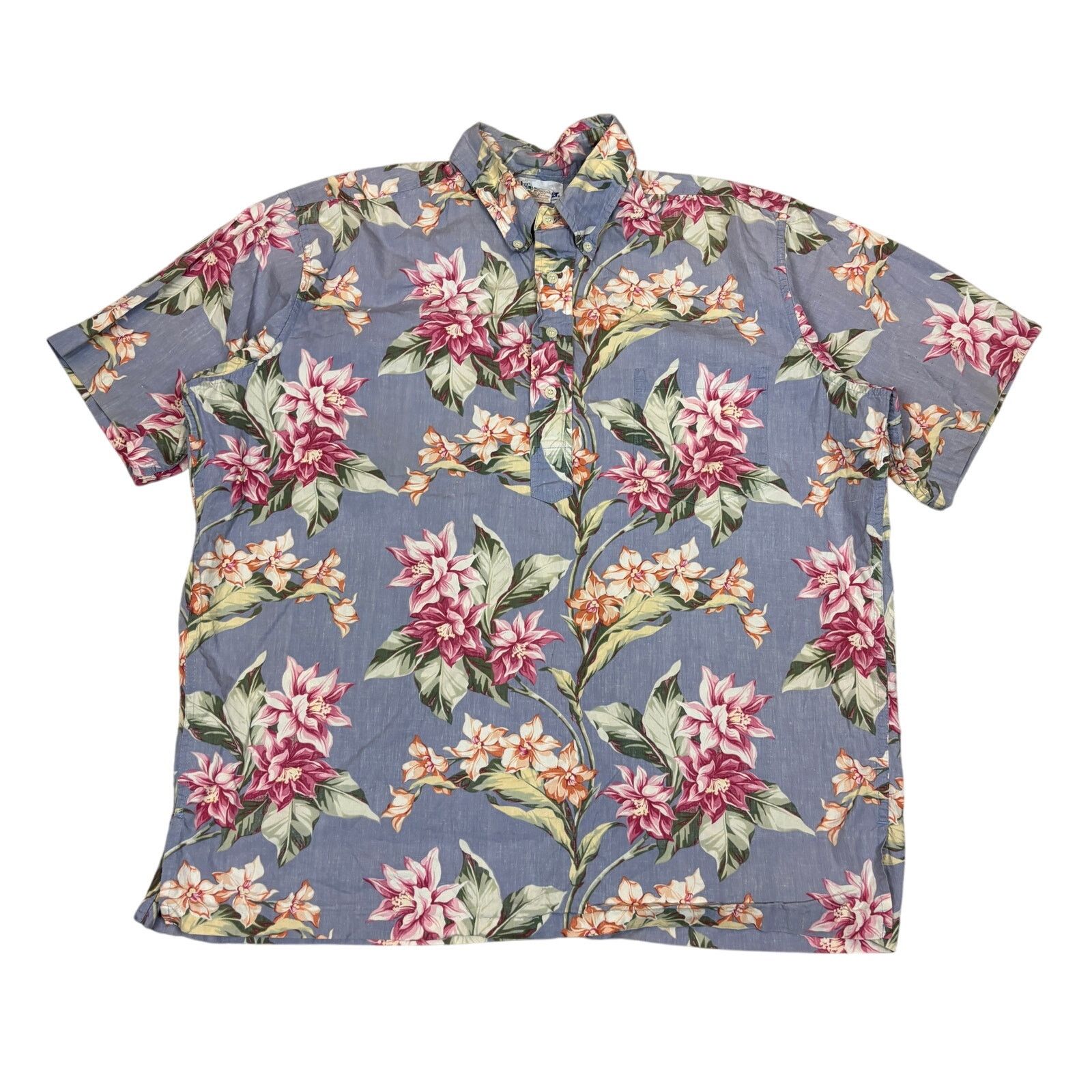 Reyn Spooner Vintage 90s Reyn Spooner Floral Hawaiian Shirt Men's Large Size US L / EU 52-54 / 3 - 1 Thumbnail