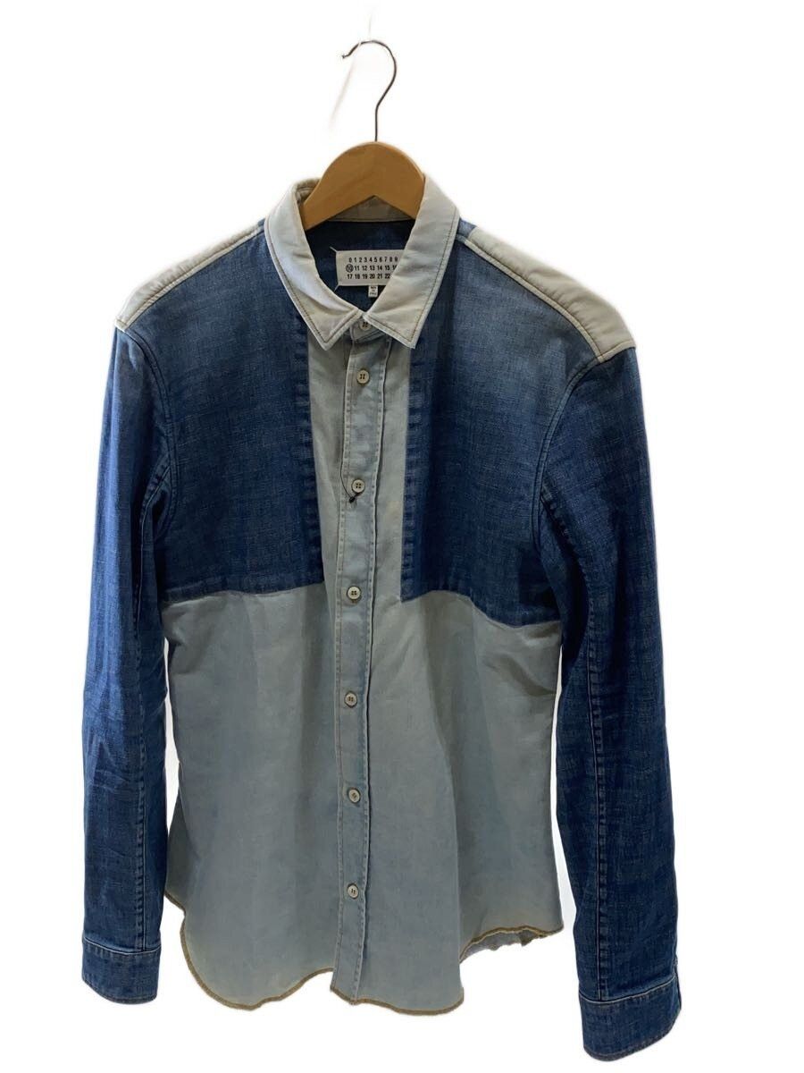 Maison Margiela Reconstructed Denim Button Shirt Size US M / EU 48-50 / 2 - 1 Thumbnail