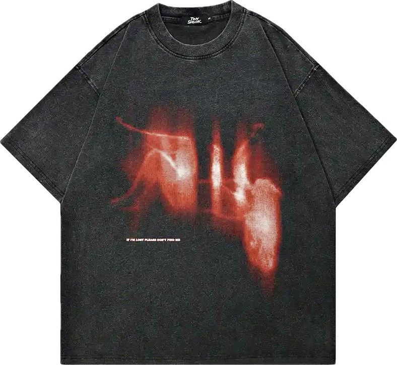 Japanese Brand Oversized Lost Shadow Vintage Graphic T Shirt Size US XL / EU 56 / 4 - 1 Thumbnail