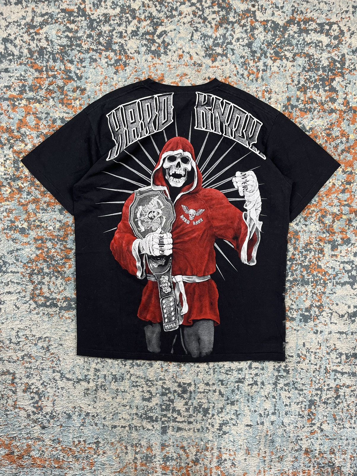 Vintage × WWE Vintage 00s Crazy Hard Knox all over print tee y2k Size US L / EU 52-54 / 3 - 2 Thumbnail