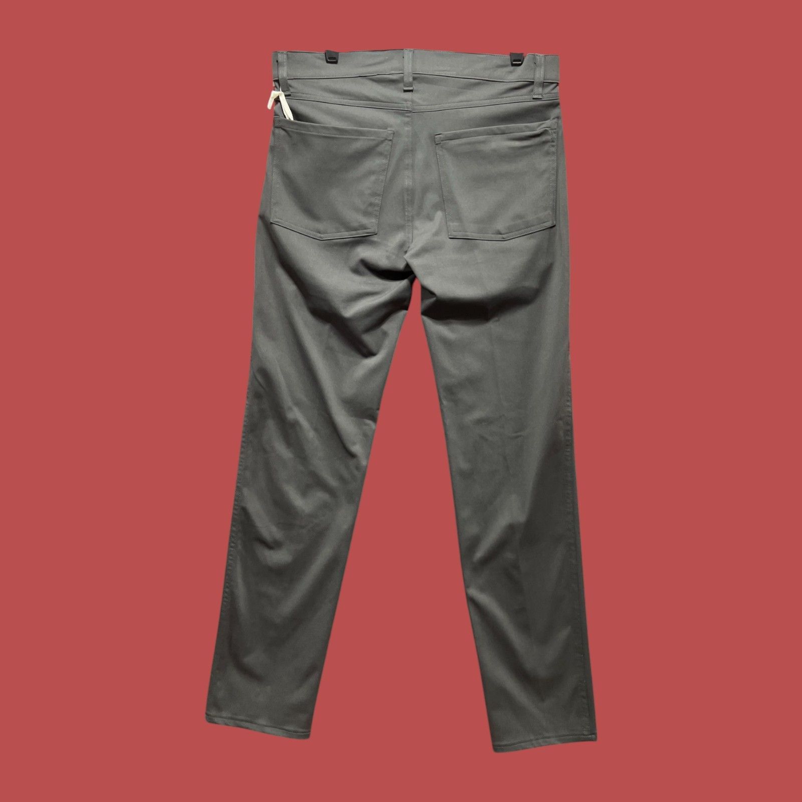 Other Stylus - 5 Pockets Men's Slim Fit Flat Front Pants - Gray - Size US 30 / EU 46 - 4 Thumbnail