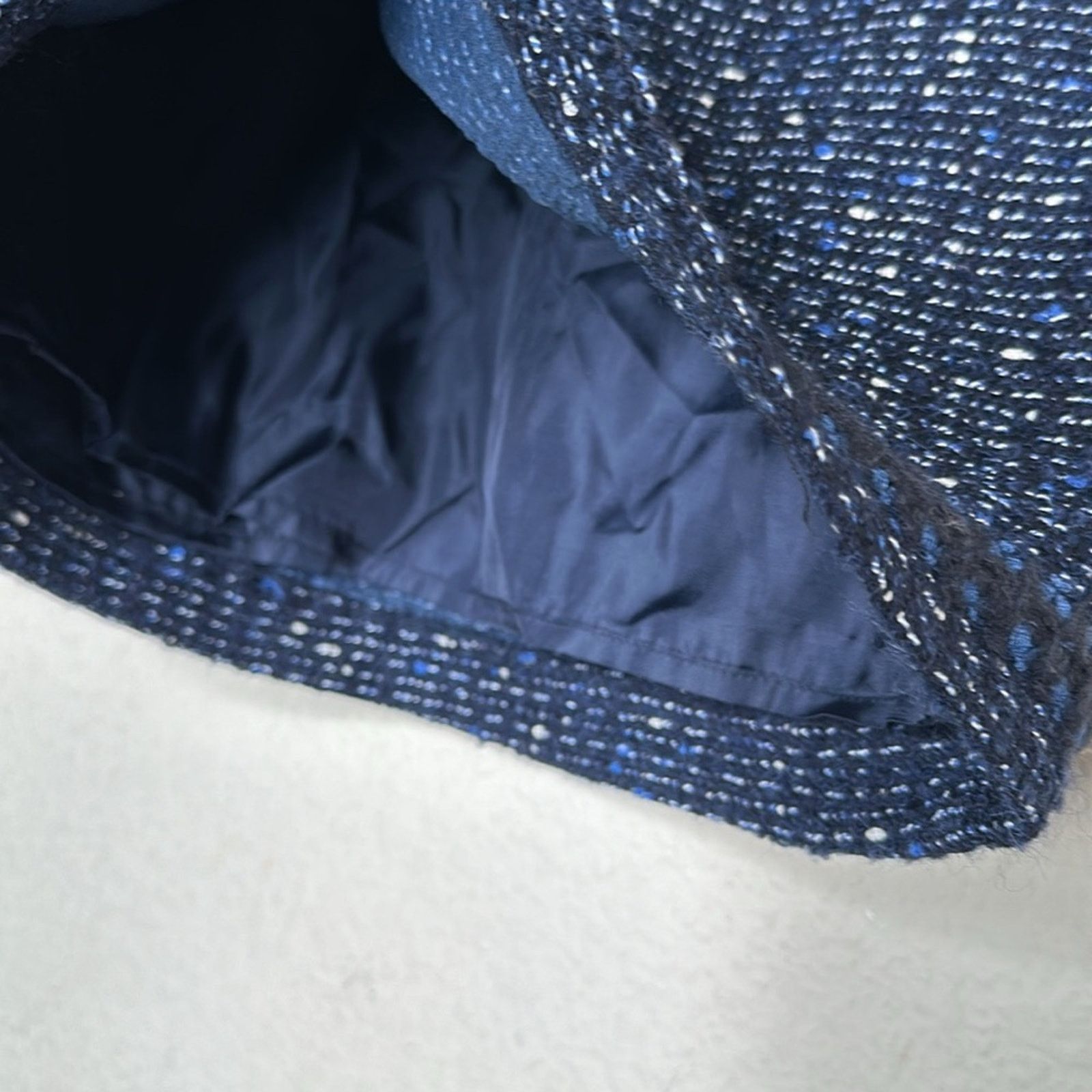 Love Moschino Love Moschino Wool Mohair Tweed Mini Skirt Blue Size 2/28 Size 28" / US 6 / IT 42 - 7 Thumbnail