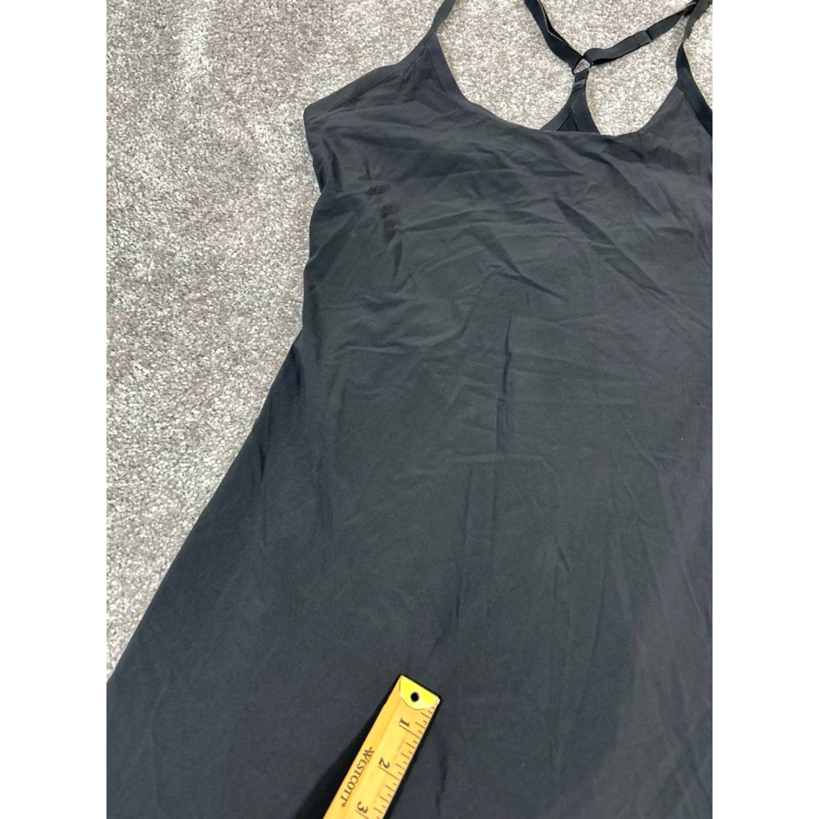 Outdoor Voices Outdoor Voices Dress Womens Small Black Bodycon Mini A-Line Sleeveless Scoop Neck Pullover Casual Nylon Short Vintage No N/A Mens Womens Boys Girls Size S / US 4 / IT 40 - 4 Thumbnail