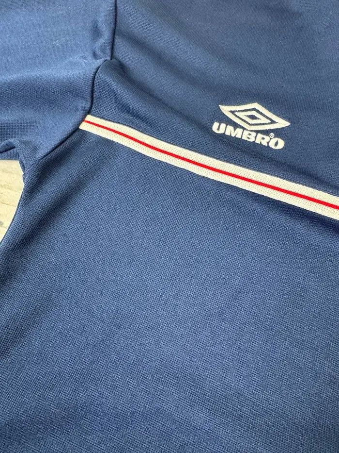 Umbro Umbro England 1998 2000 Training Shirt Zip 1/4 Soccer Jersey Size US M / EU 48-50 / 2 - 11 Thumbnail
