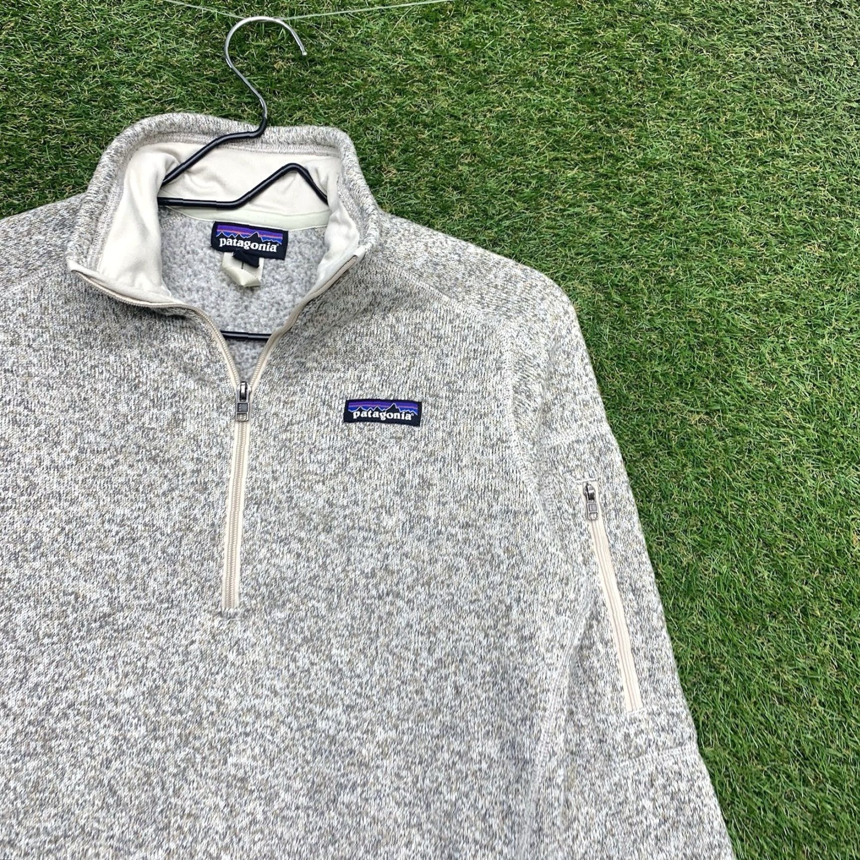 Patagonia Patagonia Womens Small Better Sweater 1/4 Zip Gray Fleece Pullover Outdoor Winter Travel Shirt Size S / US 4 / IT 40 - 3 Thumbnail