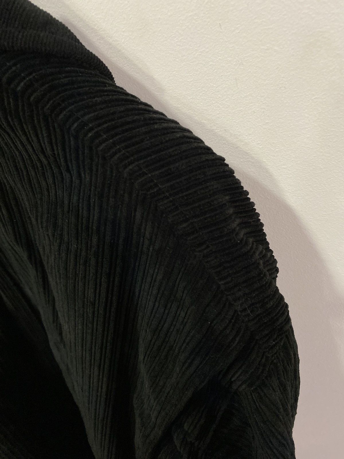 Yves Saint Laurent 90s Corduroy Black YSL Jacket Coat Warm Winter Parka Size US L / EU 52-54 / 3 - 10 Thumbnail