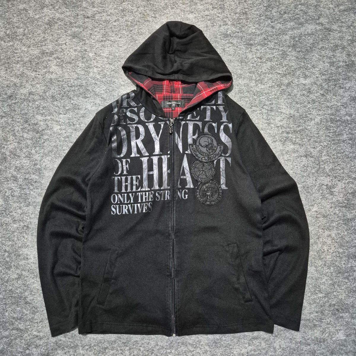 In The Attic In the attic goth zip hoodie Size US M / EU 48-50 / 2 - 1 Thumbnail