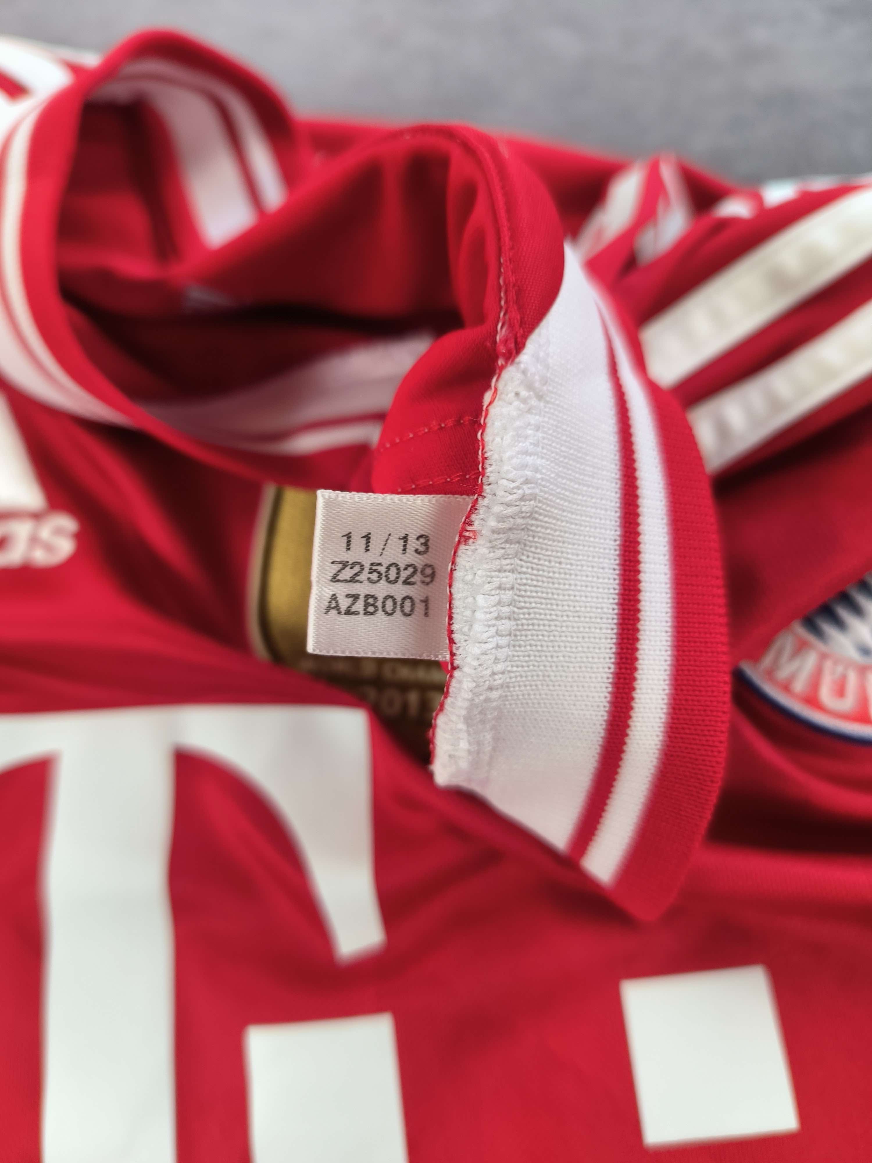Adidas Bayern Munich 2013-14 home Javi Martinez football jersey S Size US S / EU 44-46 / 1 - 6 Thumbnail