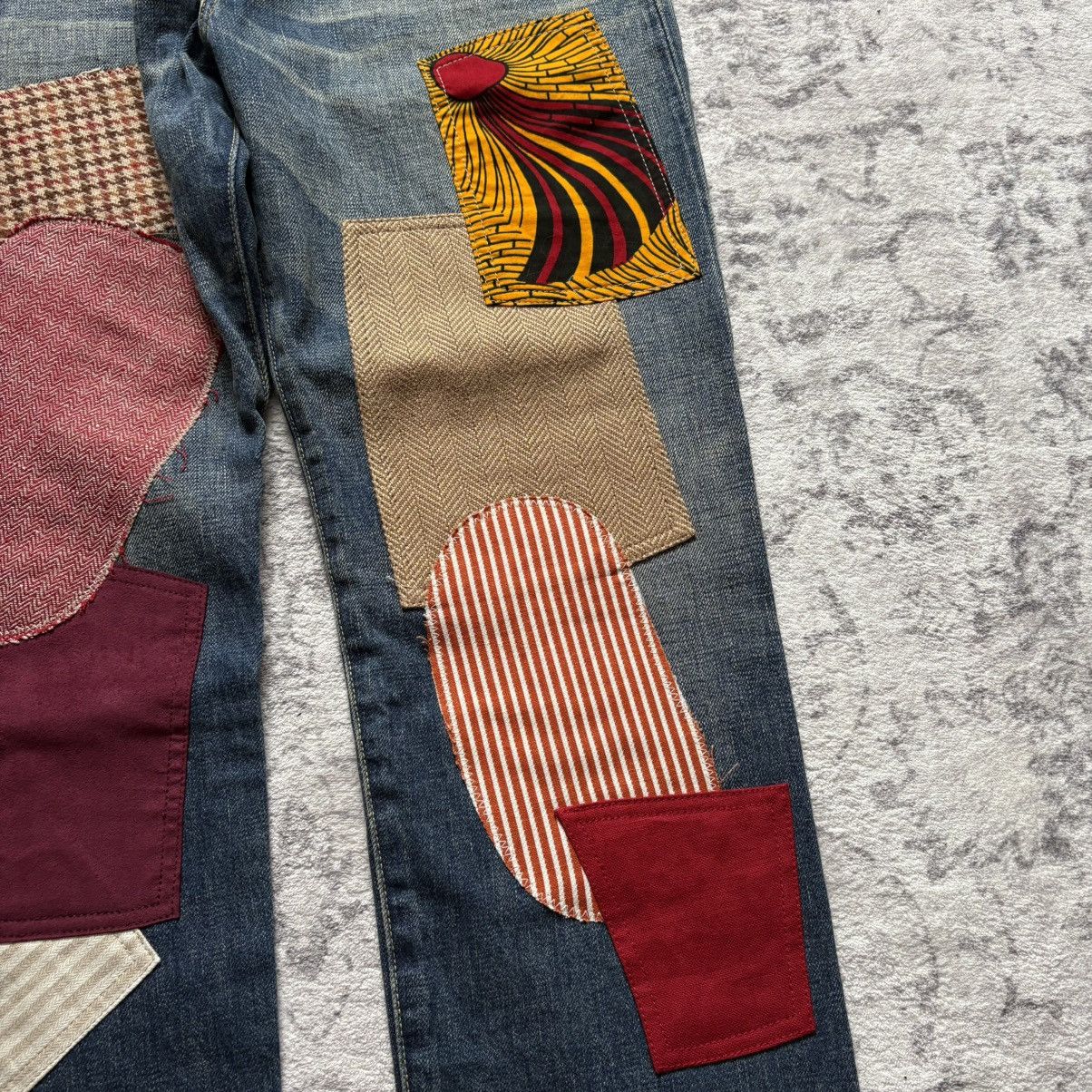 Junya Watanabe Junya Watanabe AD2015 Patchwork Selvedge Denim Jeans | S Size US 33 - 2 Thumbnail