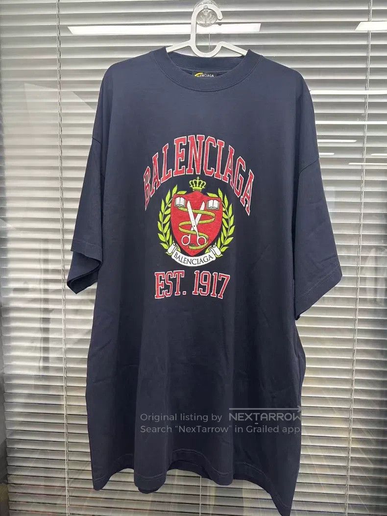 Balenciaga Balenciaga Scissor wheat vintage short-sleeve Size US L / EU 52-54 / 3 - 1 Thumbnail