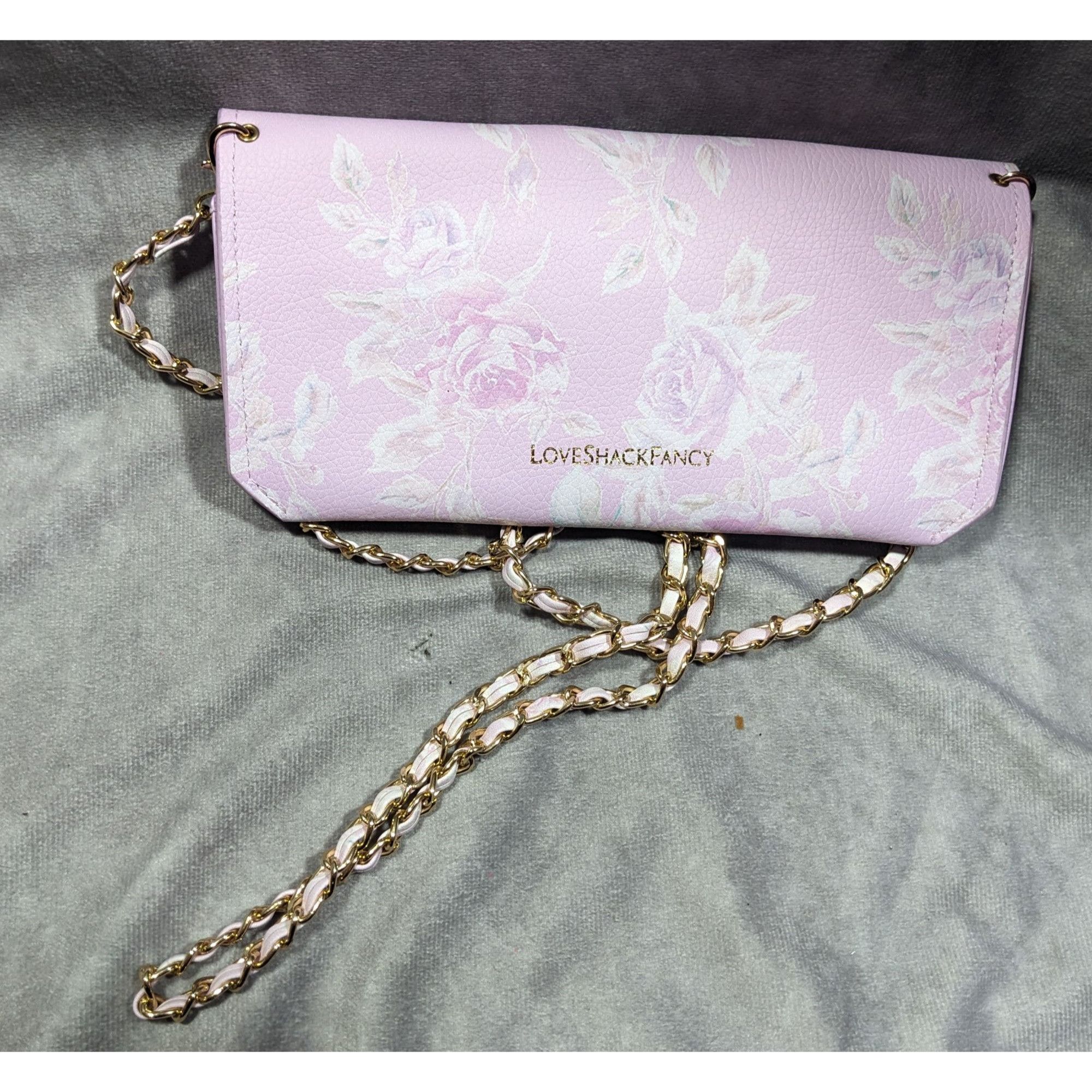 LoveShackFancy LoveShackFancy Coquette Pink Floral Mini Crossbody Bag Size ONE SIZE - 4 Thumbnail