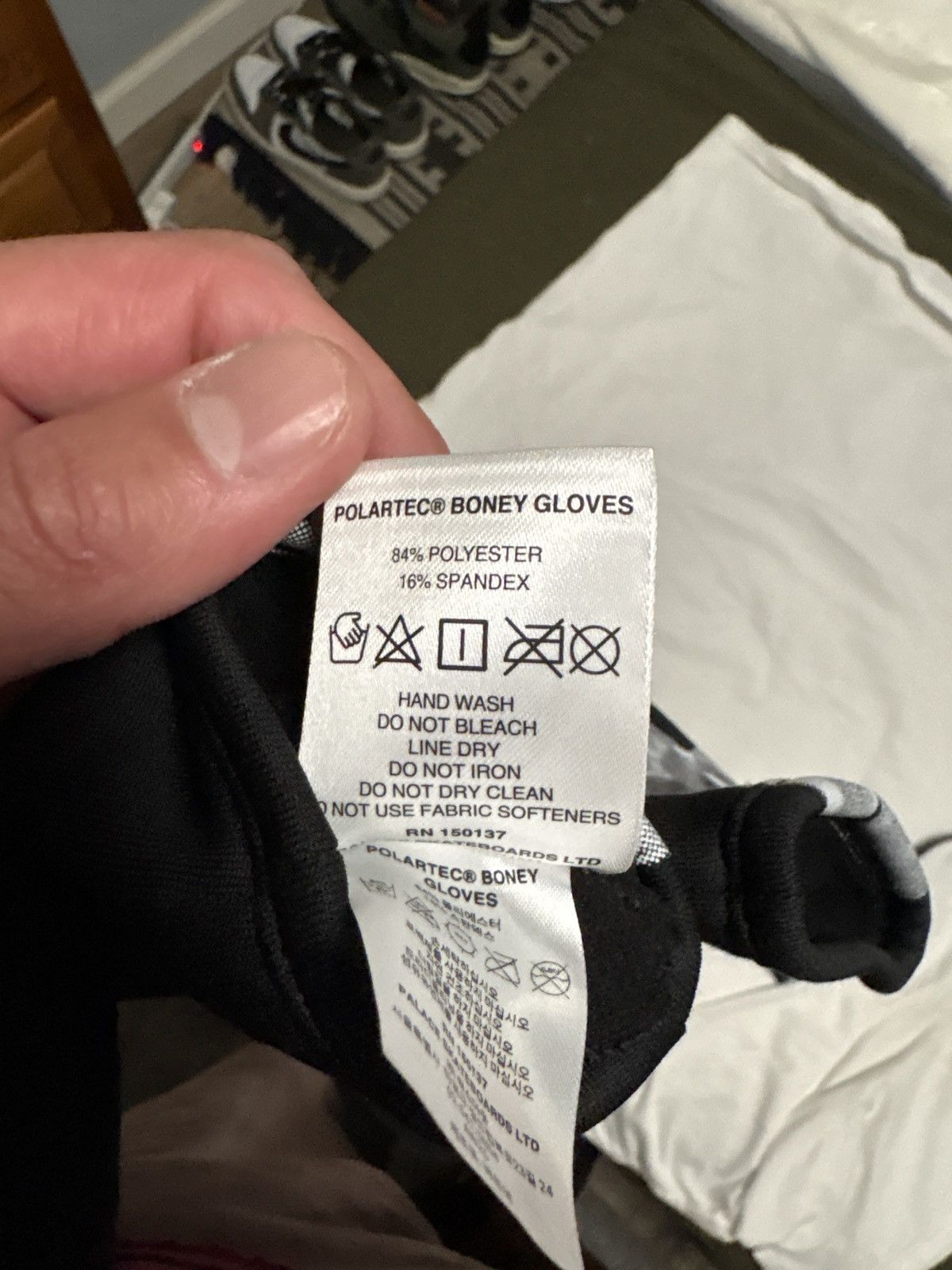 Palace Palace polartec boney gloves Size ONE SIZE - 3 Thumbnail