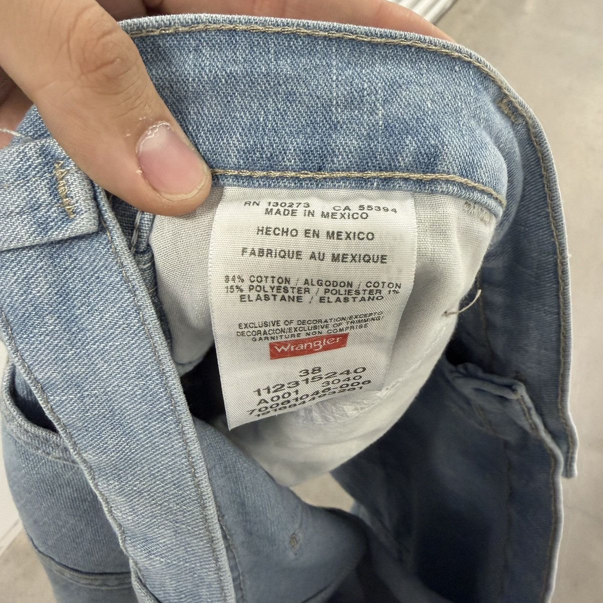 Wrangler Wrangler Denim Carpenter Shorts Workwear Utility Y2K Size US 38 / EU 54 - 3 Thumbnail