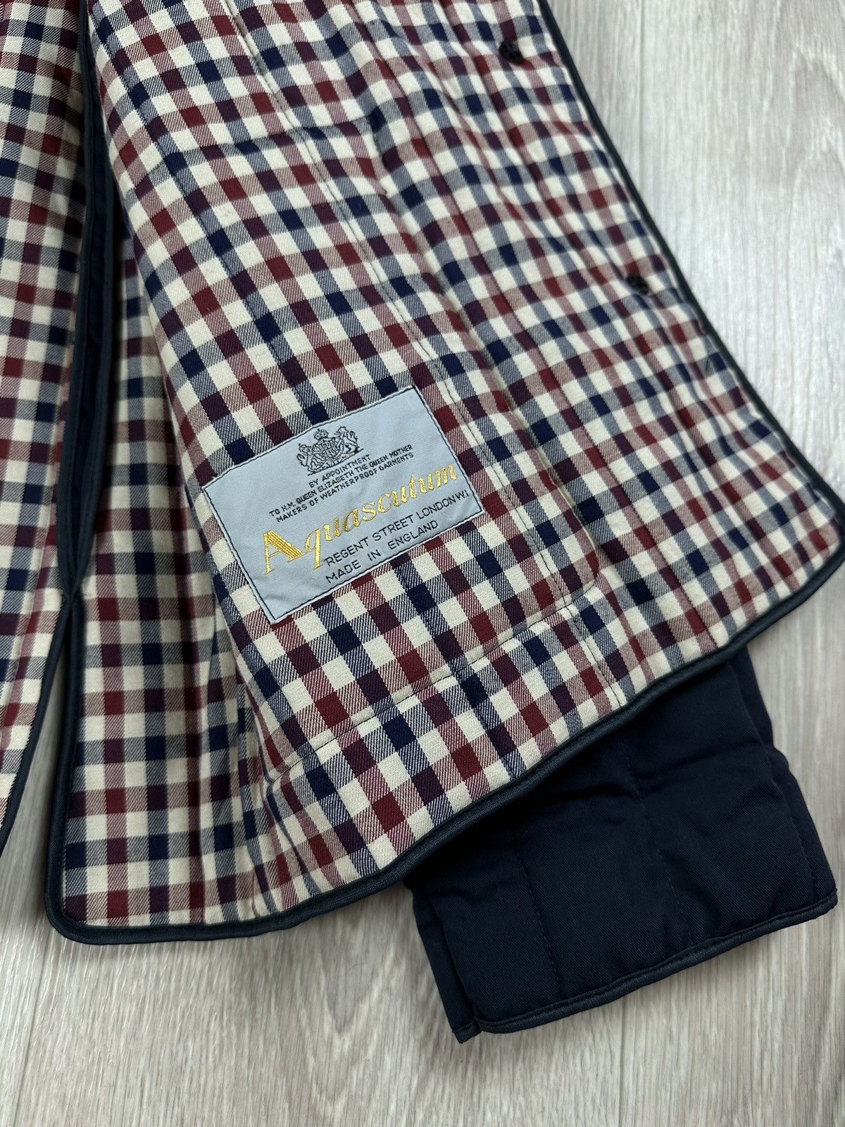 Aquascutum Aquascutum Vintage Blue Quilted 2 in 1 Jacket Vest Size XL / US 12-14 / IT 48-50 - 7 Thumbnail