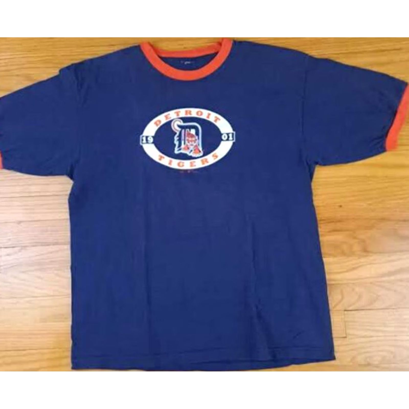 Nike VINTAGE Nike Detroit Tigers Baseball T-Shirt XL Blue Short Sleeve Unisex Adults Sports 2006 Large Size US XL / EU 56 / 4 - 2 Thumbnail