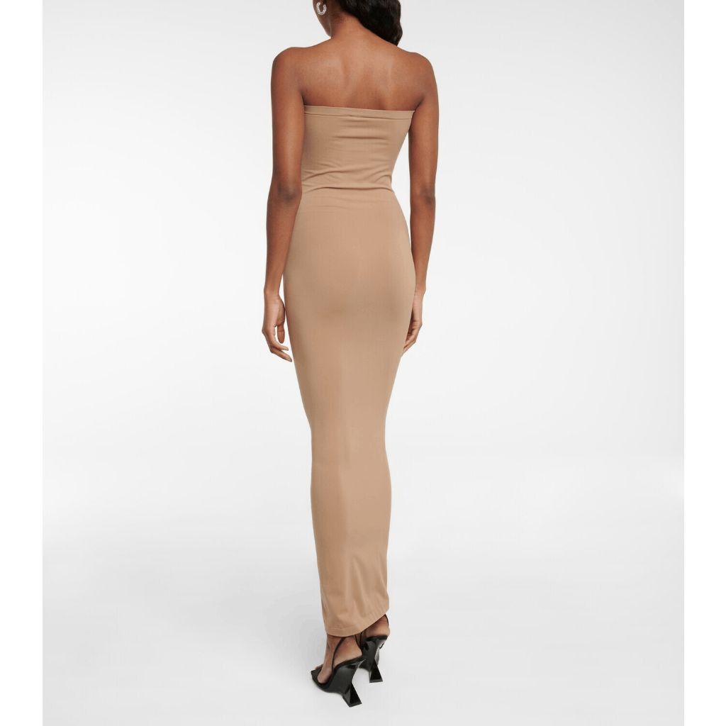 Wolford NWT Wolford Fatal Dress Latte L Neutral Nude Size L / US 10 / IT 46 - 7 Thumbnail