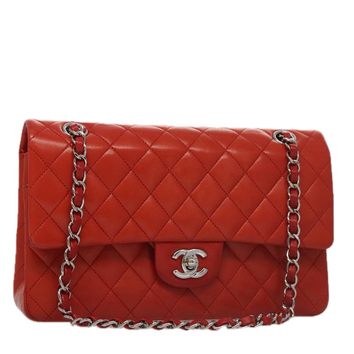 Chanel Timeless 26 Red Leather Shoulder Bag (Pre-Owned) Size ONE SIZE - 1 Thumbnail