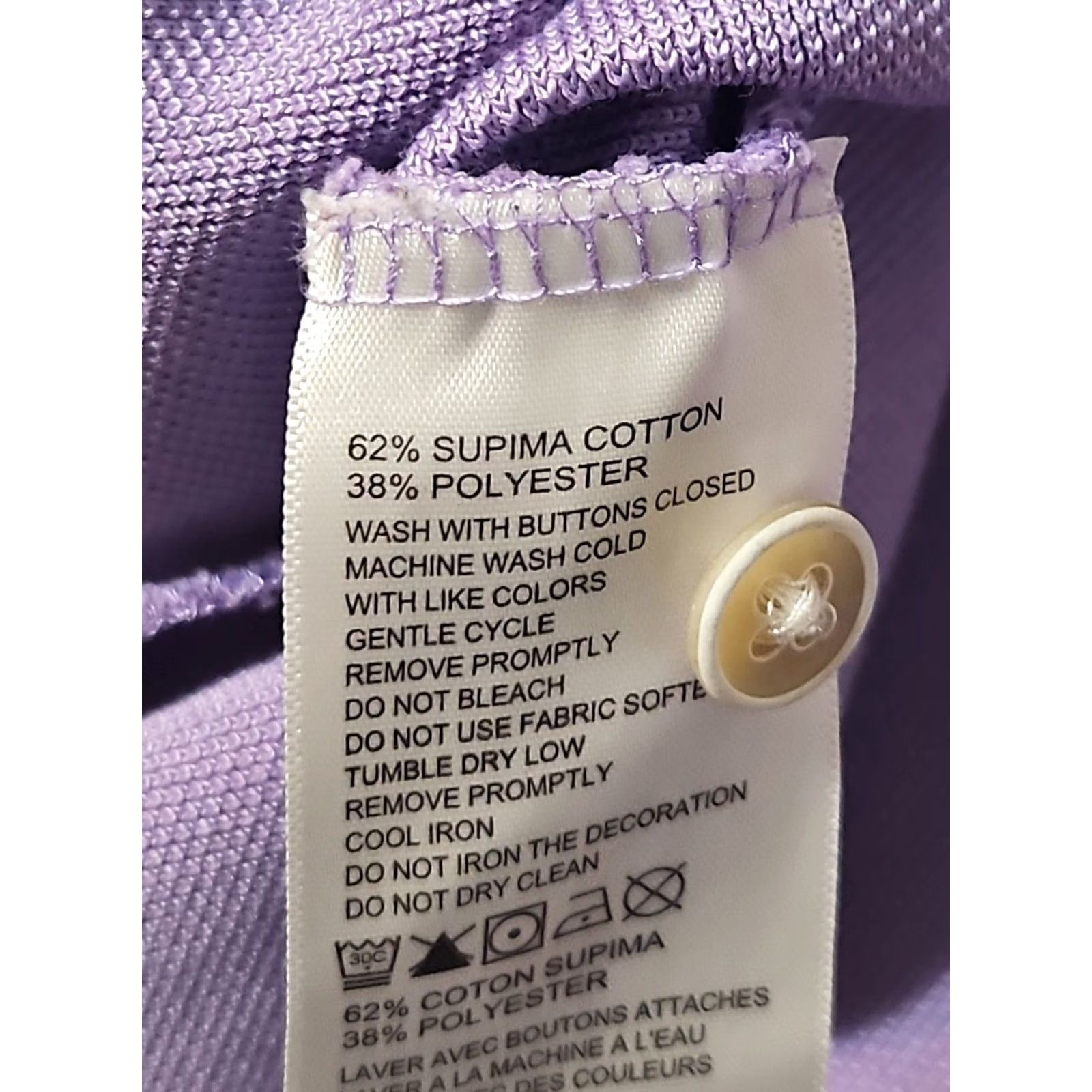 Tommy Bahama Tommy Bahama Polo Shirt Mens XL Purple Stretch Breathable Golf Casual Size US XL / EU 56 / 4 - 4 Thumbnail