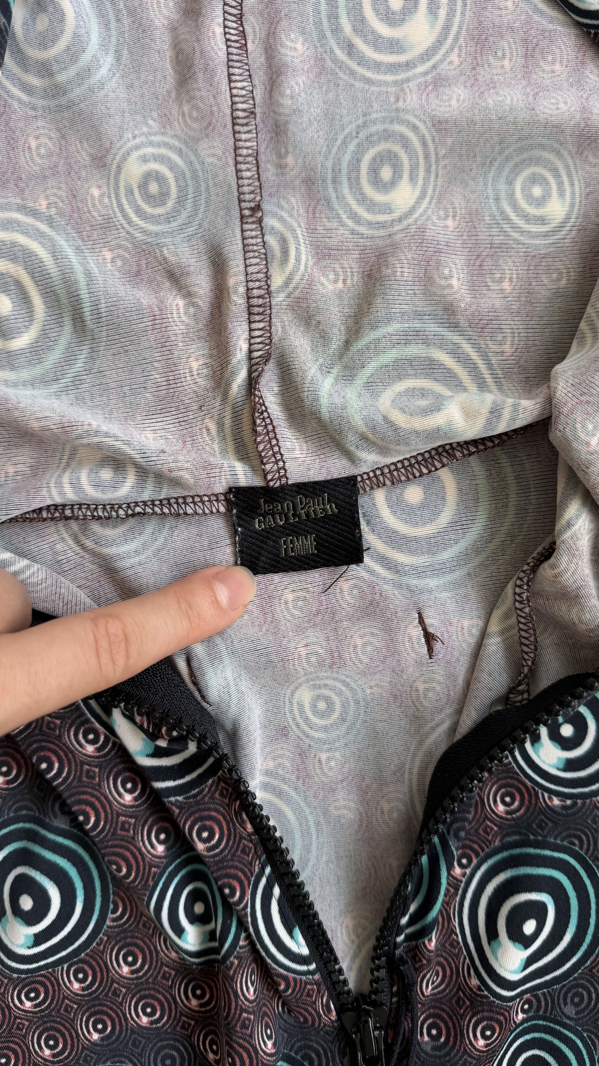 Jean Paul Gaultier JPG Cyberbaba Hoodie(1996) Size M / US 6-8 / IT 42-44 - 7 Thumbnail