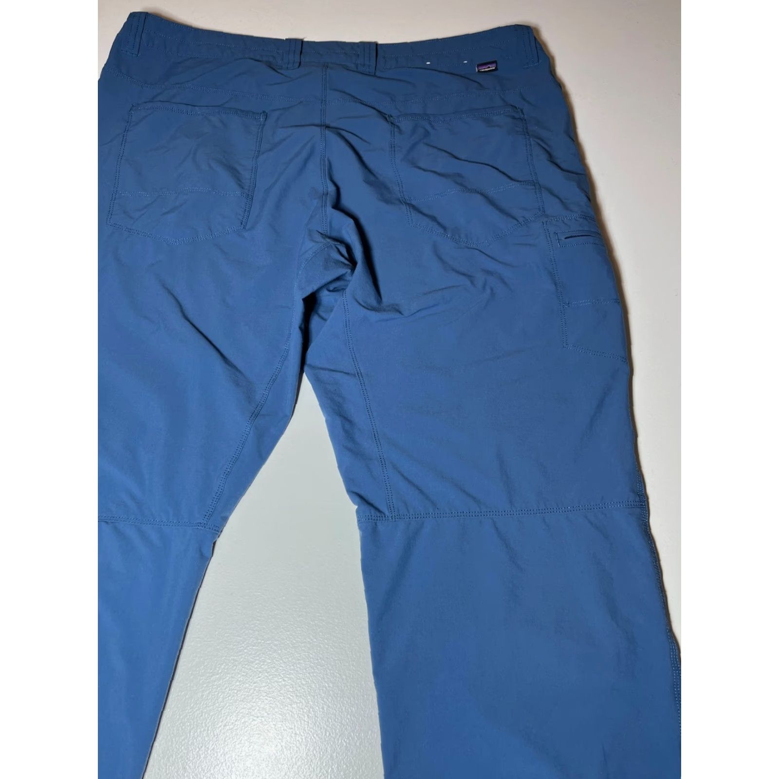 Patagonia Patagonia Men's Quandary Pants 55175 Hiking Outdoors Size 40 Blue Cotton Blend 31.5in Inseam Regular Pants Mens Size US 40 / EU 56 - 7 Thumbnail