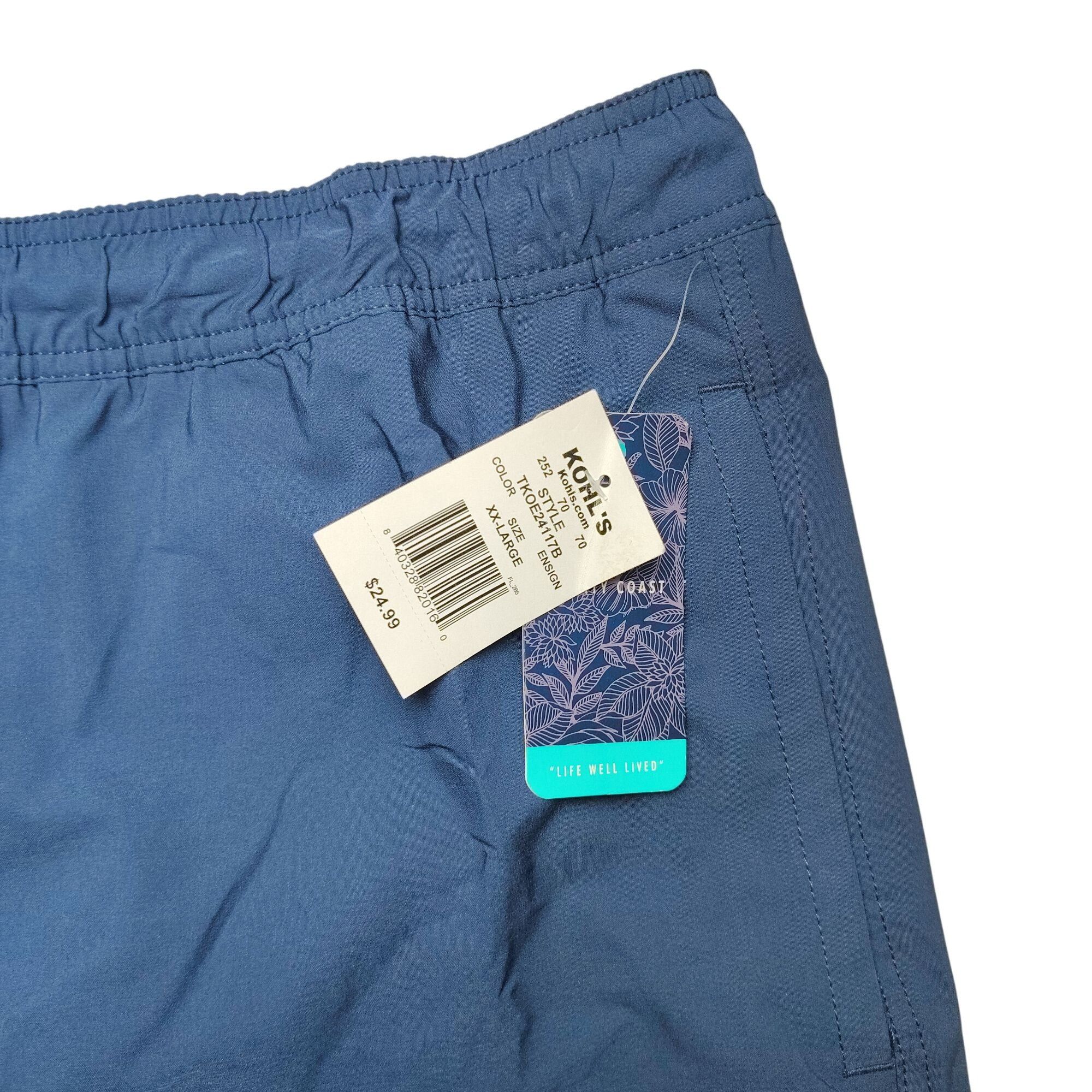 Other Trinity Coast Mens XXL Blue Swim Trunks with Side Pockets an Size US 42 / EU 58 - 4 Thumbnail