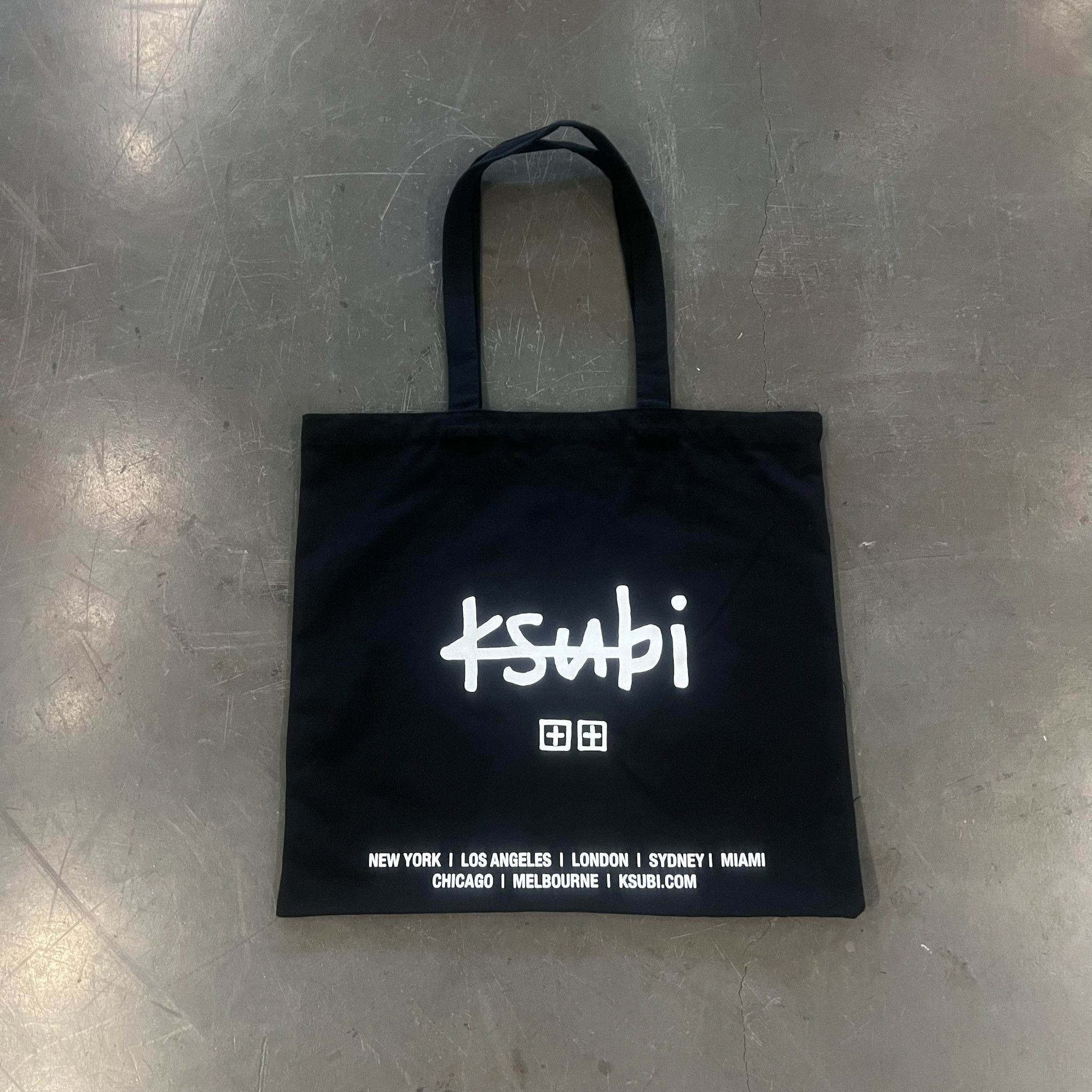 Ksubi Ksubi Heavy Canvas Tote Black • Large Size ONE SIZE - 1 Thumbnail