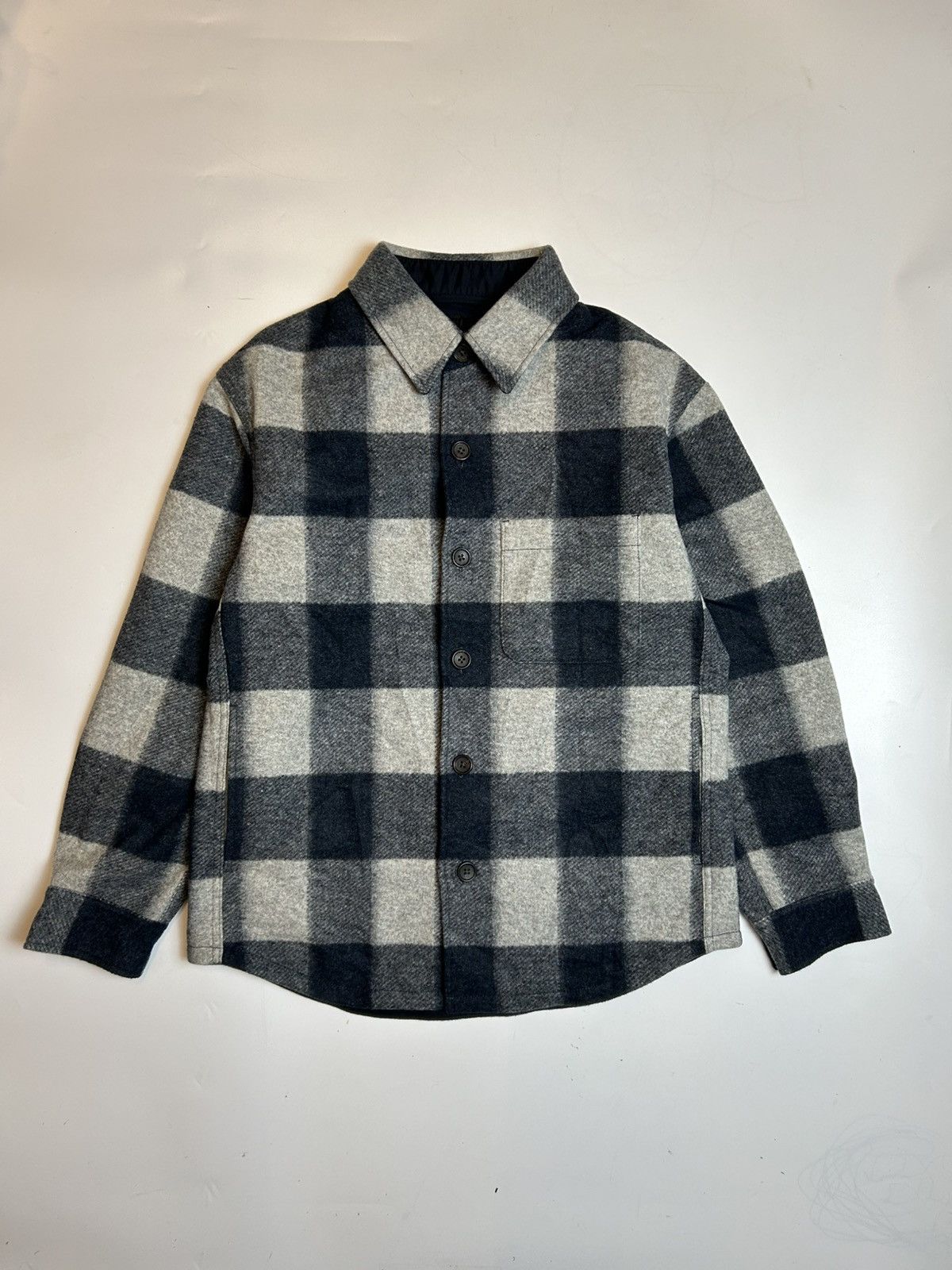 Japanese Brand × Uniqlo UNIQLO WOOL BUTTON UP SHIRT Size US M / EU 48-50 / 2 - 1 Thumbnail