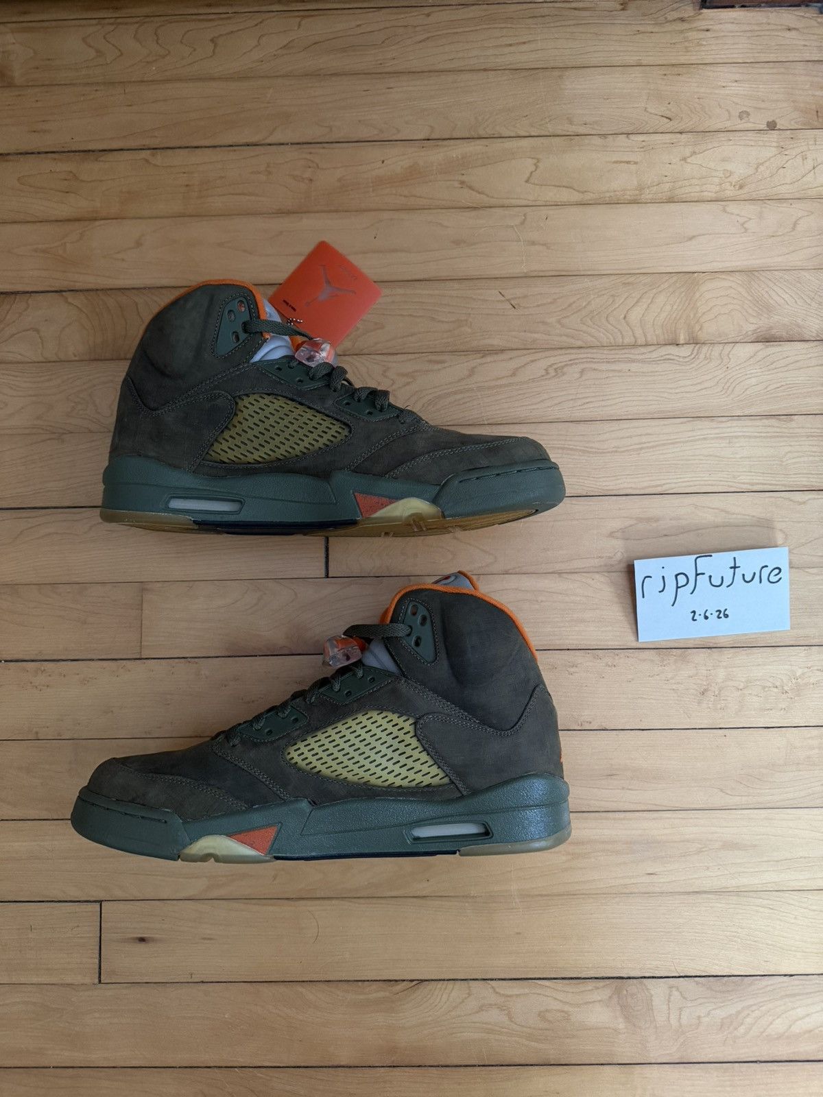 Jordan Brand Olive 5 Jordan (2006) - Size 12 Size US 12 / EU 45 - 3 Thumbnail