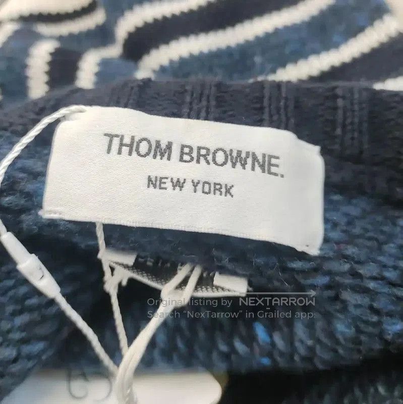Thom Browne Thom Browne Striped Cotton Long-Sleeve Sweater . Size M / US 6-8 / IT 42-44 - 3 Thumbnail