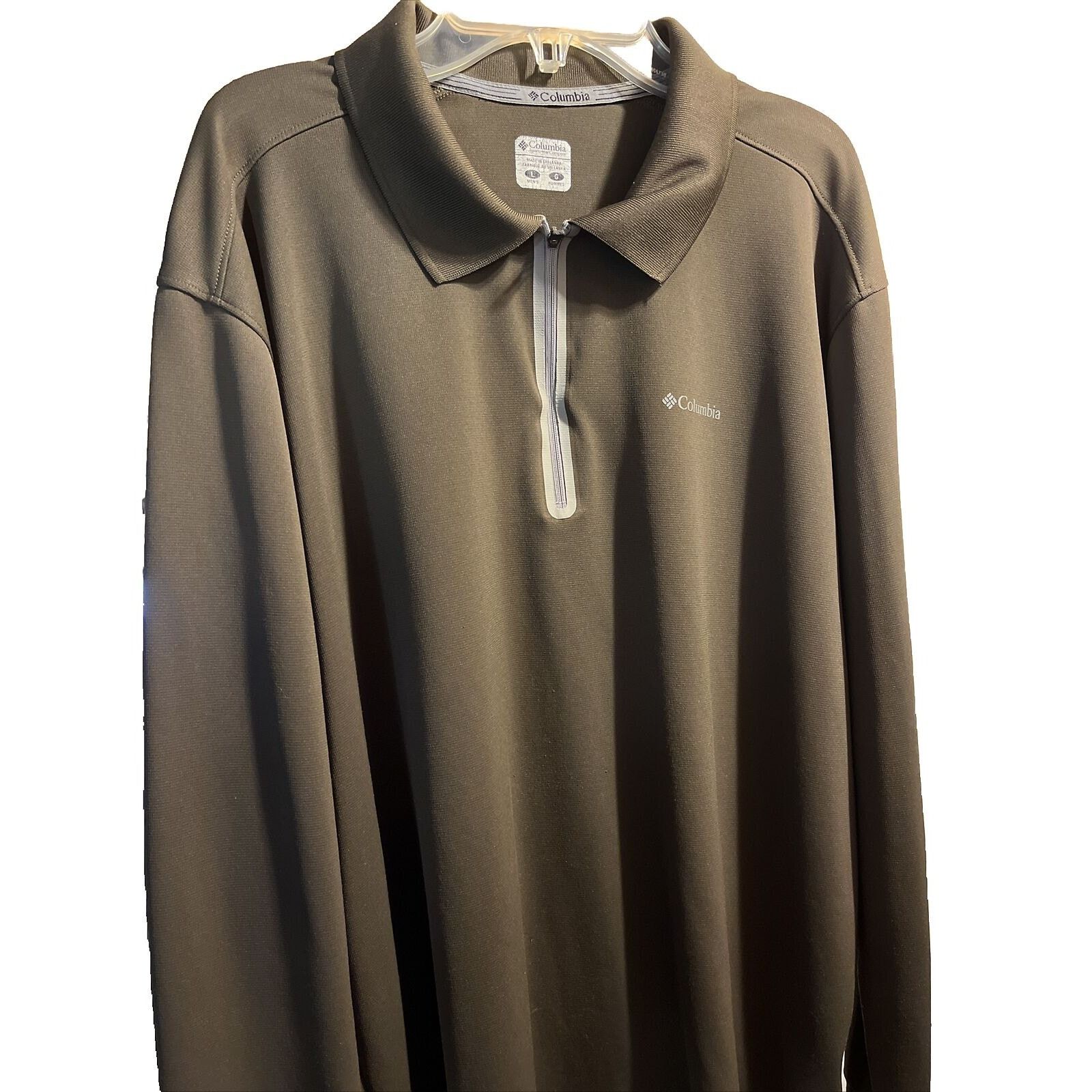 Columbia Columbia Omni Dry Men’s L Brown Polyester Activewear Sweater Size US L / EU 52-54 / 3 - 1 Thumbnail