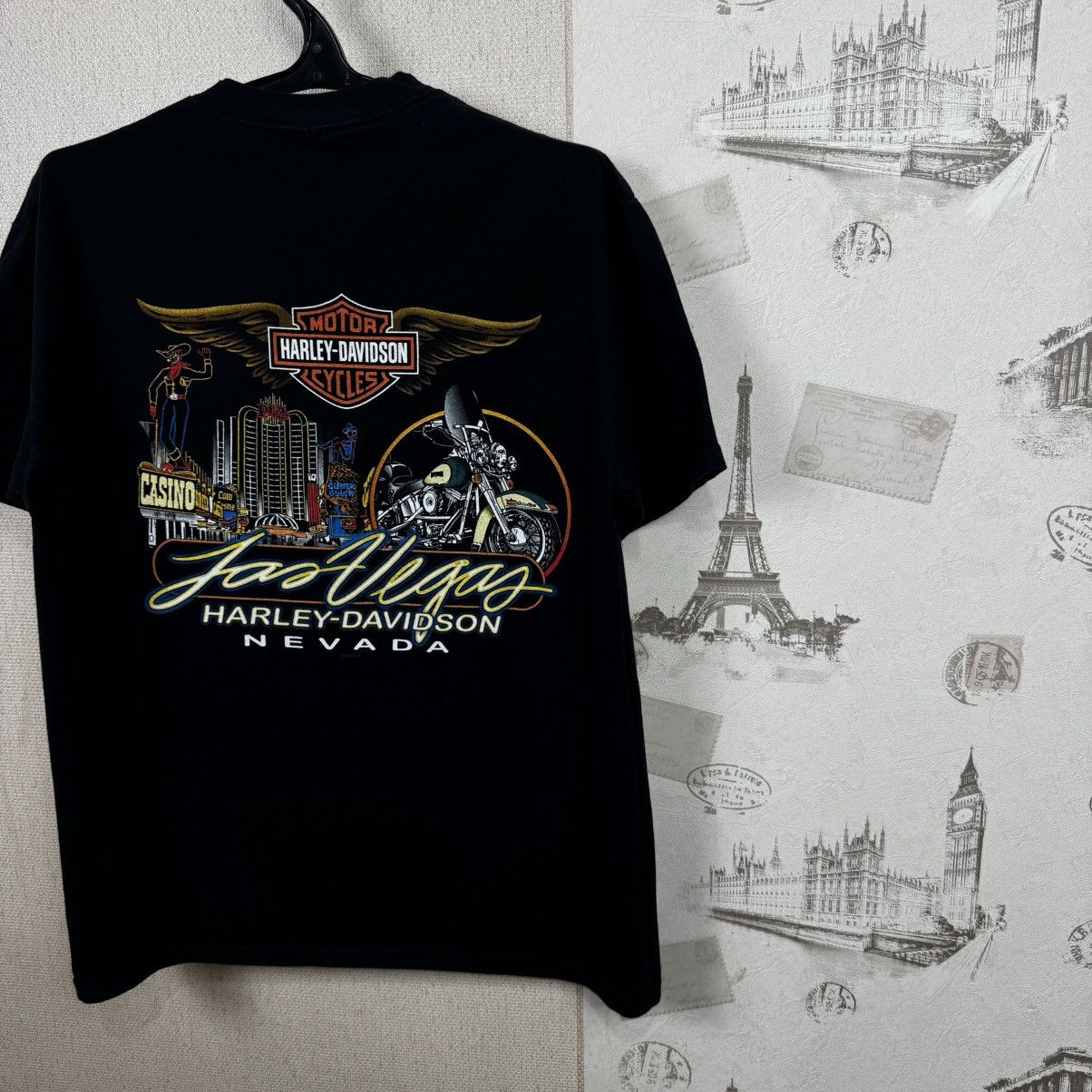 Harley Davidson × Vintage Vintage Harley Davidson T shirt Work Sucks Lets Ride Black Size US XL / EU 56 / 4 - 16 Thumbnail