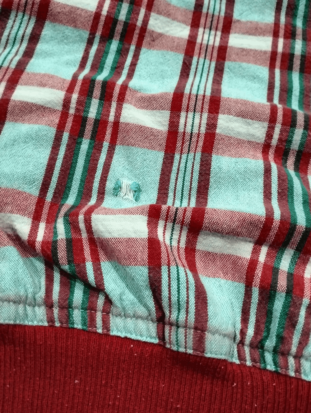 PERSON'S Vintage 90s Person's For Men Red Tartan Jacket Snap Button Size US L / EU 52-54 / 3 - 15 Thumbnail