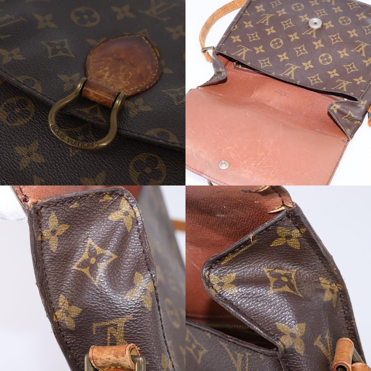 Louis Vuitton LOUIS VUITTON Monogram Saint Cloud GM Shoulder Bag M51242 Size ONE SIZE - 11 Thumbnail