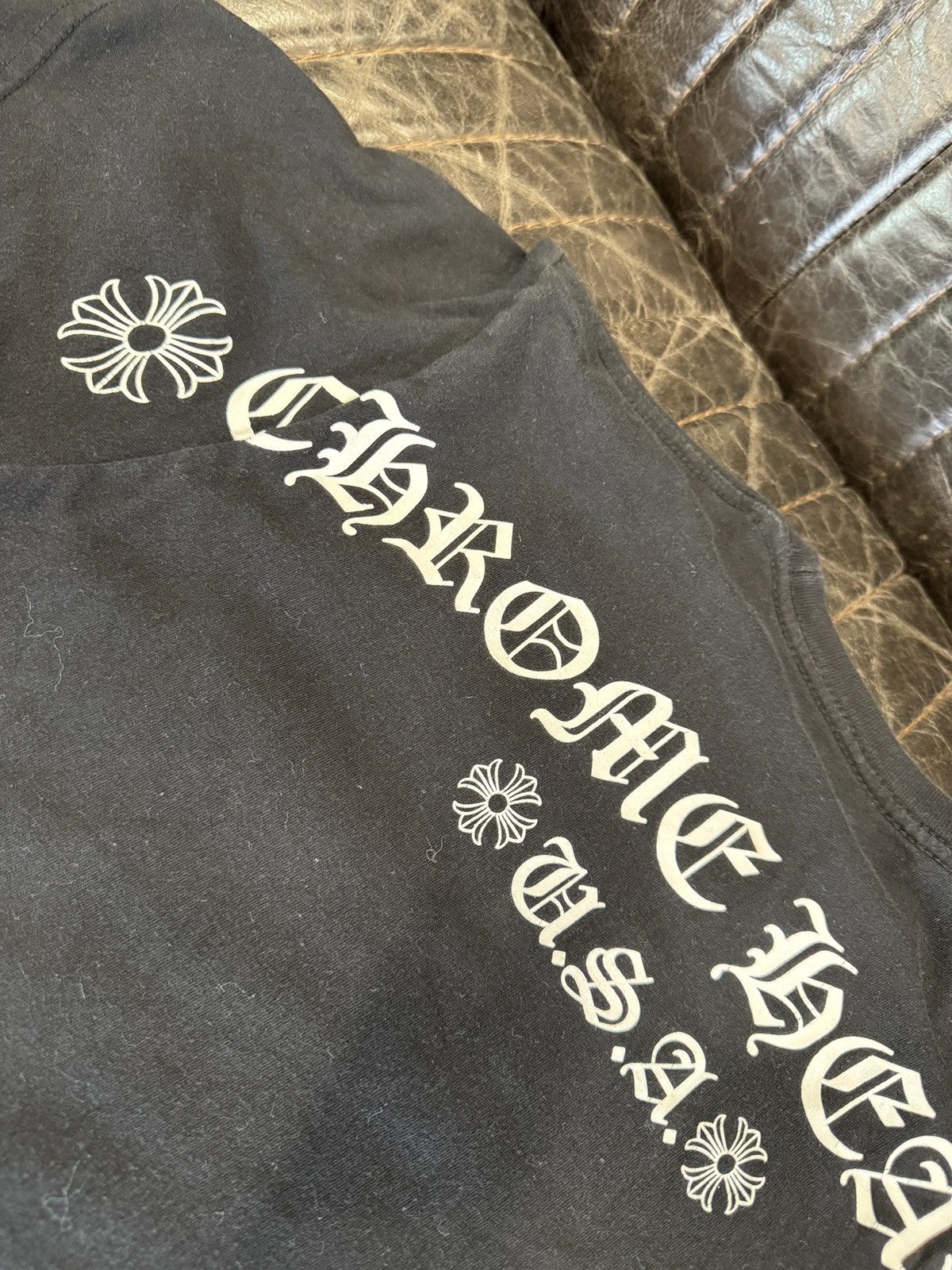 Chrome Hearts Chrome Hearts U.S.A. Scroll Tee Size US S / EU 44-46 / 1 - 6 Thumbnail