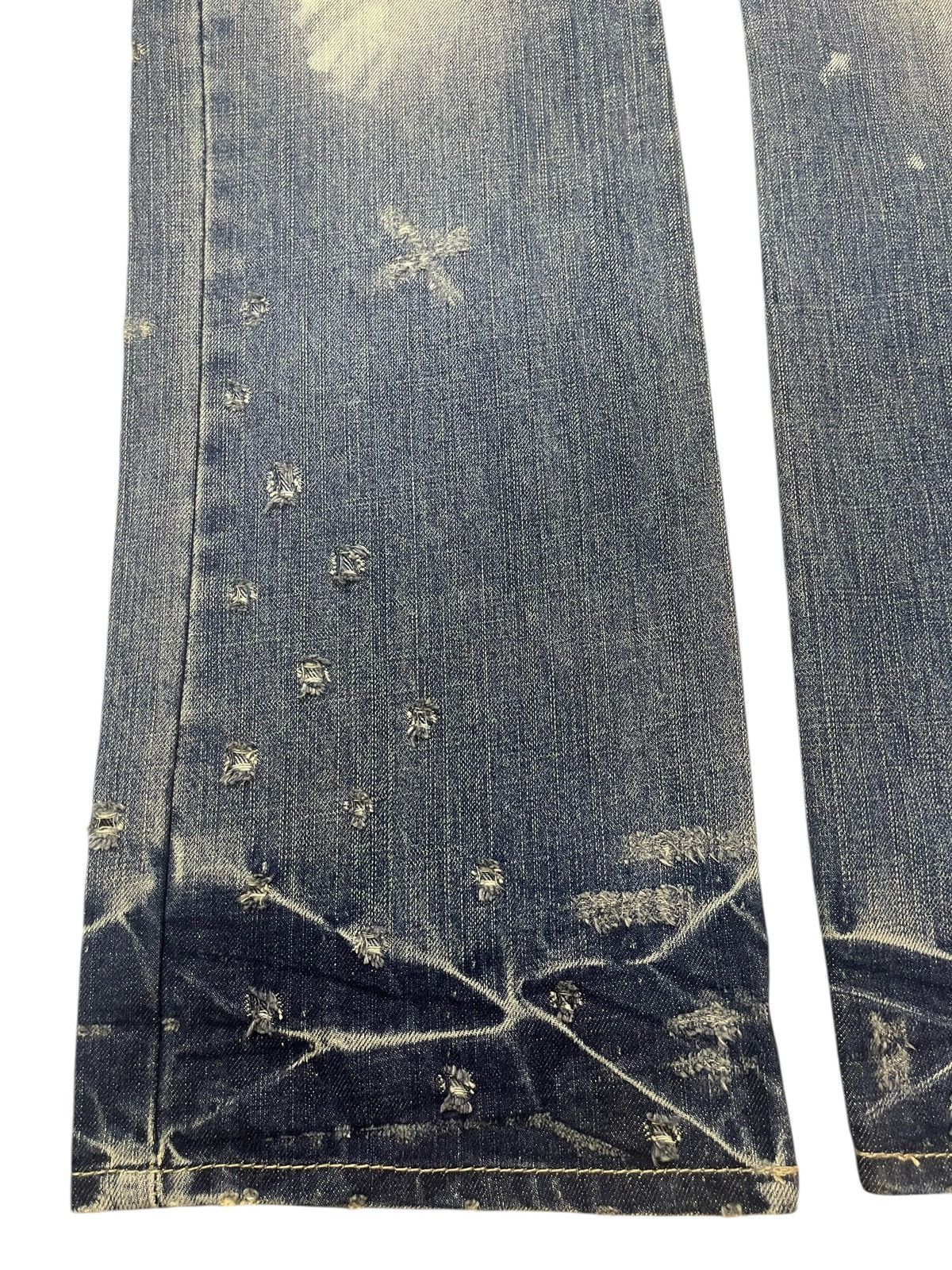 Tornado Mart Vintage Japanese Brand Mud Wash Tribal Distress Bullet Style Size US 31 - 7 Thumbnail