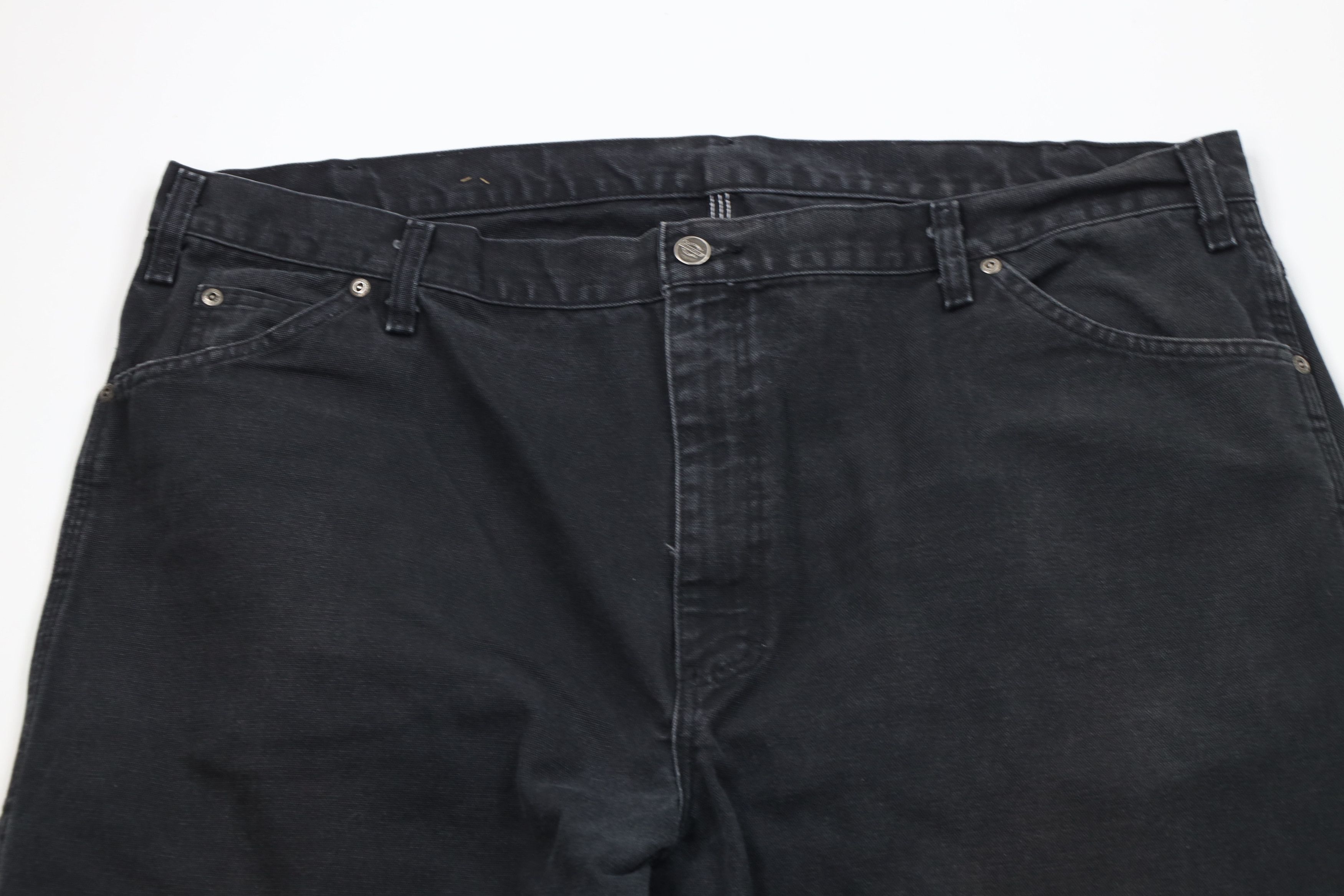 Dickies Vintage Y2K Dickies Canvas Wide Leg Dungaree Pants Black Size US 42 / EU 58 - 2 Thumbnail