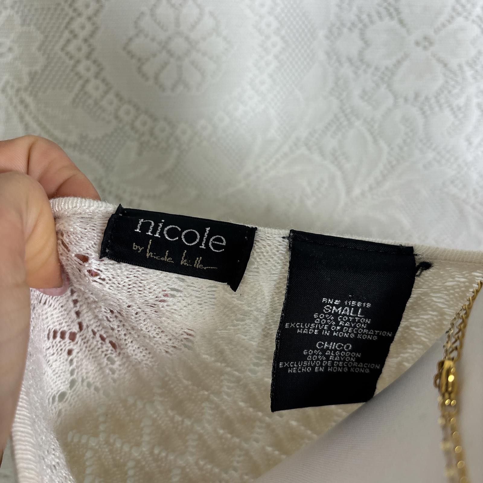 Nicole Miller cottage core cozy bow cardigan Size S / US 4 / IT 40 - 4 Thumbnail
