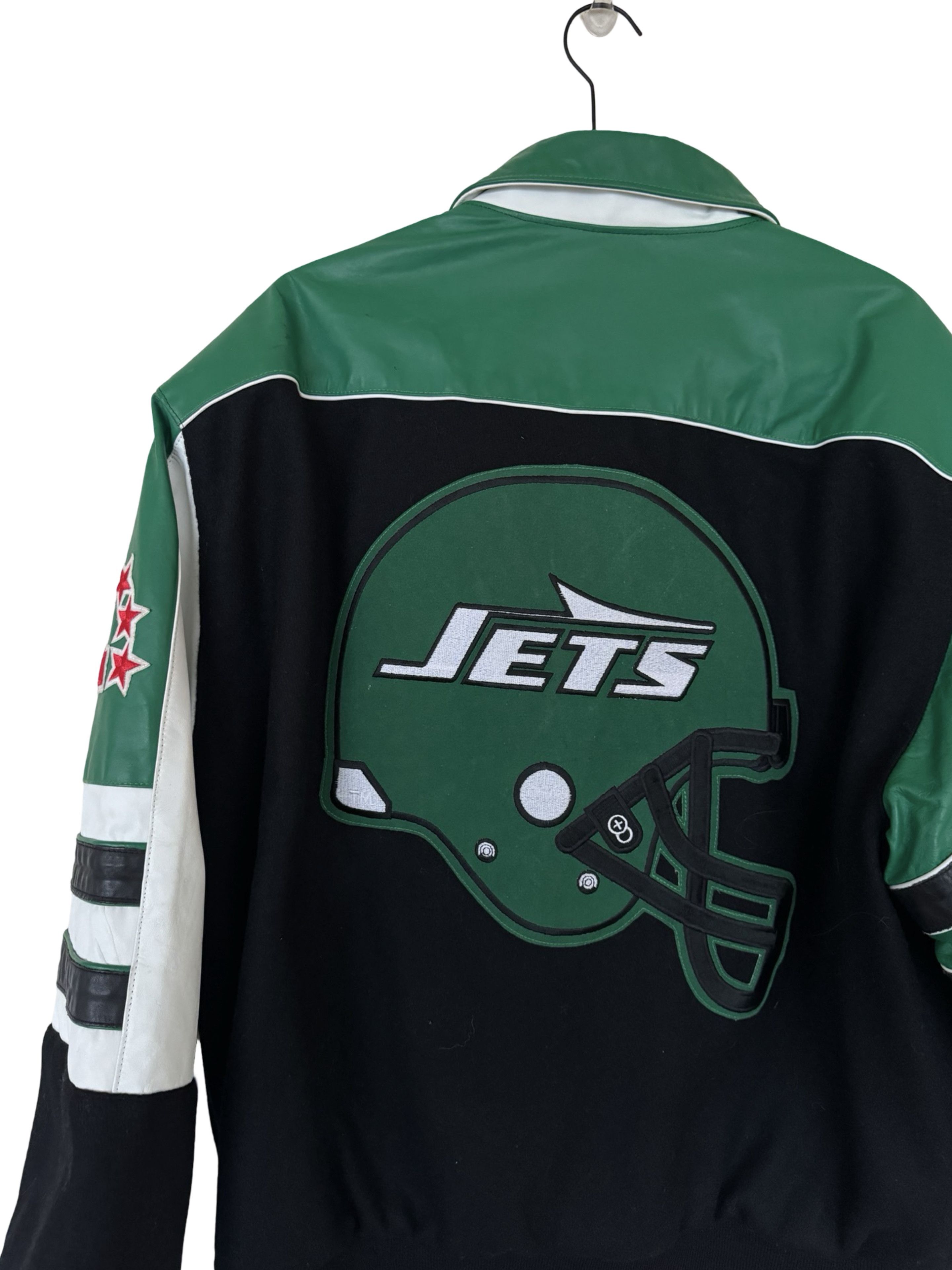 Vintage New York Jets 90's Bomber Jacket Size US XL / EU 56 / 4 - 6 Thumbnail