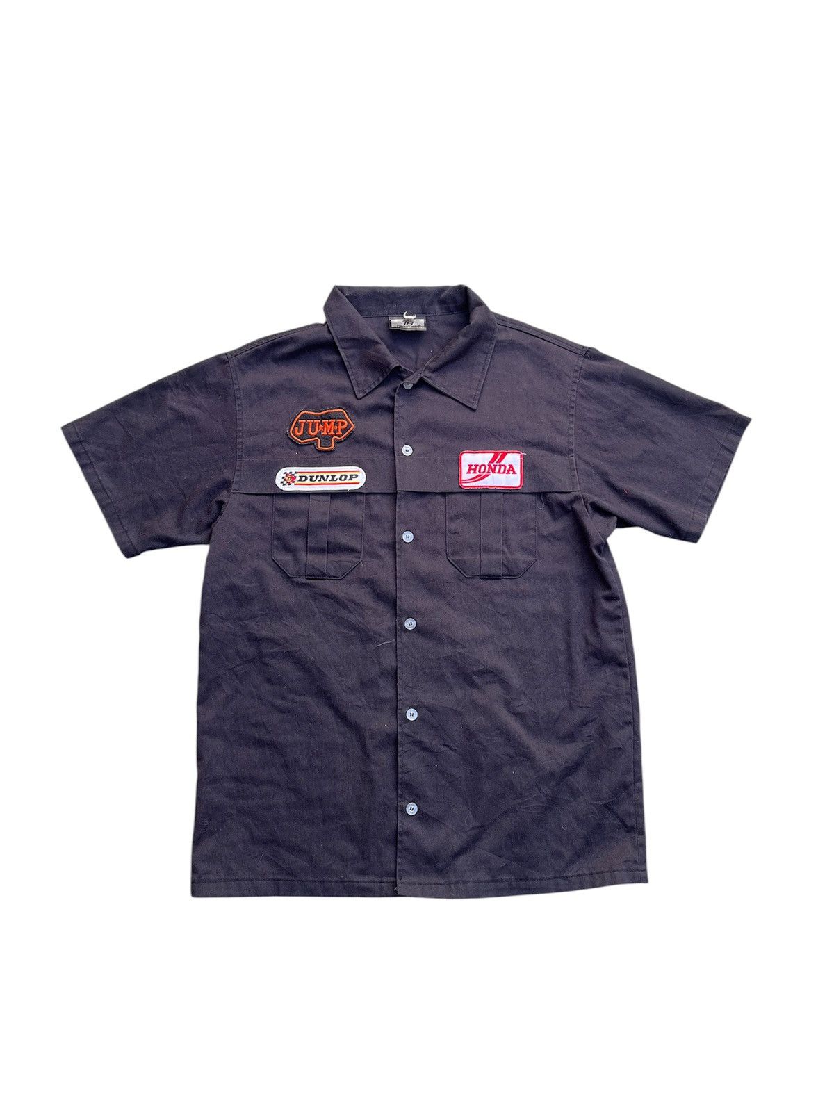 Honda × Japanese Brand HONDA DUNLOP RACING SHIRTS Size US S / EU 44-46 / 1 - 1 Thumbnail