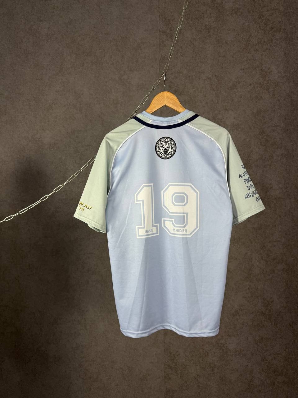 Iron Maiden Iron Maiden rock band soccer jersey tee Size US M / EU 48-50 / 2 - 7 Thumbnail