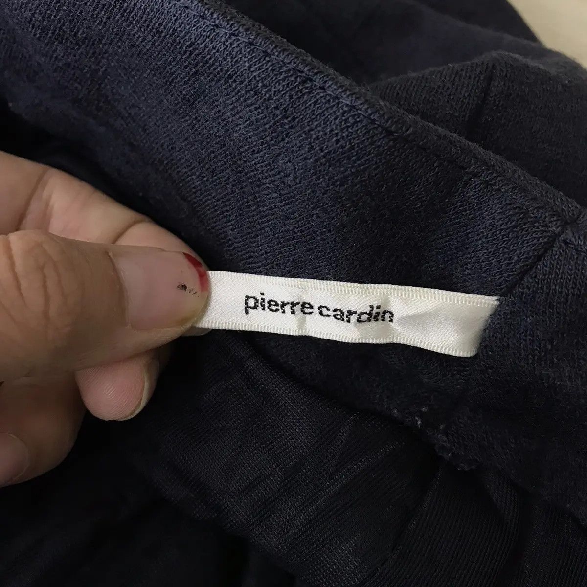 Pierre Cardin Vtg 90’ PIERRE CARDIN Minimalist Design Casual Pant Trouser Size 27" / US 4 / IT 40 - 4 Thumbnail