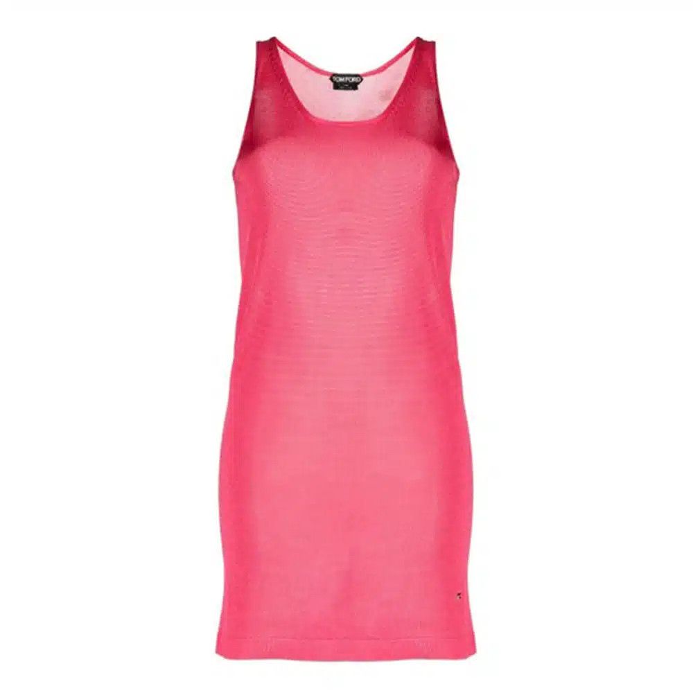 Tom Ford o1loc1c0625 ACK360 Viscose Mini Dress in Pink Size S / US 4 / IT 40 - 1 Thumbnail