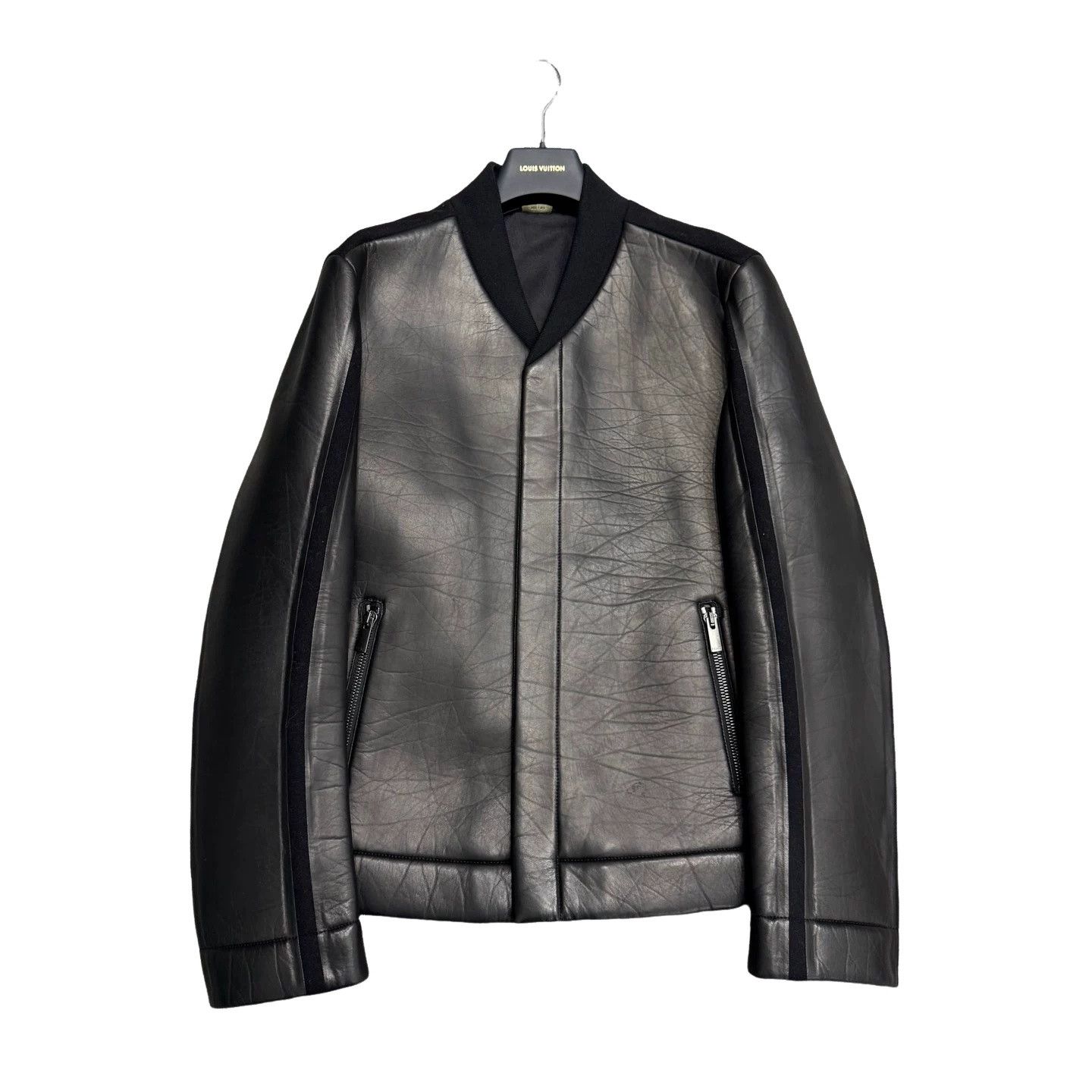 Fendi Fendi Leather Sleeve Wool Jacket Size M Size US M / EU 48-50 / 2 - 1 Thumbnail