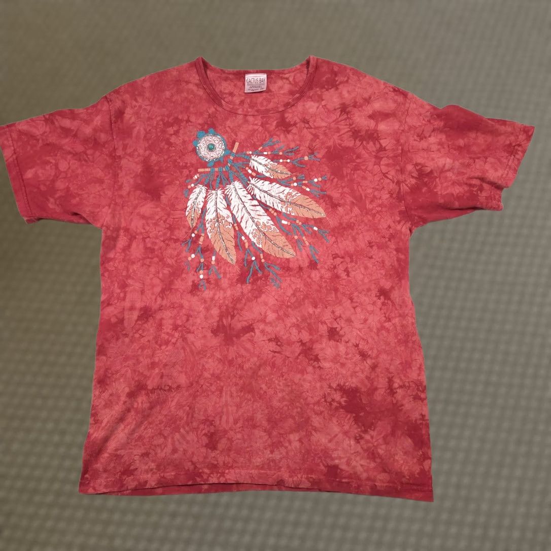 Vintage Cactus Bay Shirt Womens One Size Red Turtle Graphic Glitter Southwestern Top Size ONE SIZE - 1 Thumbnail