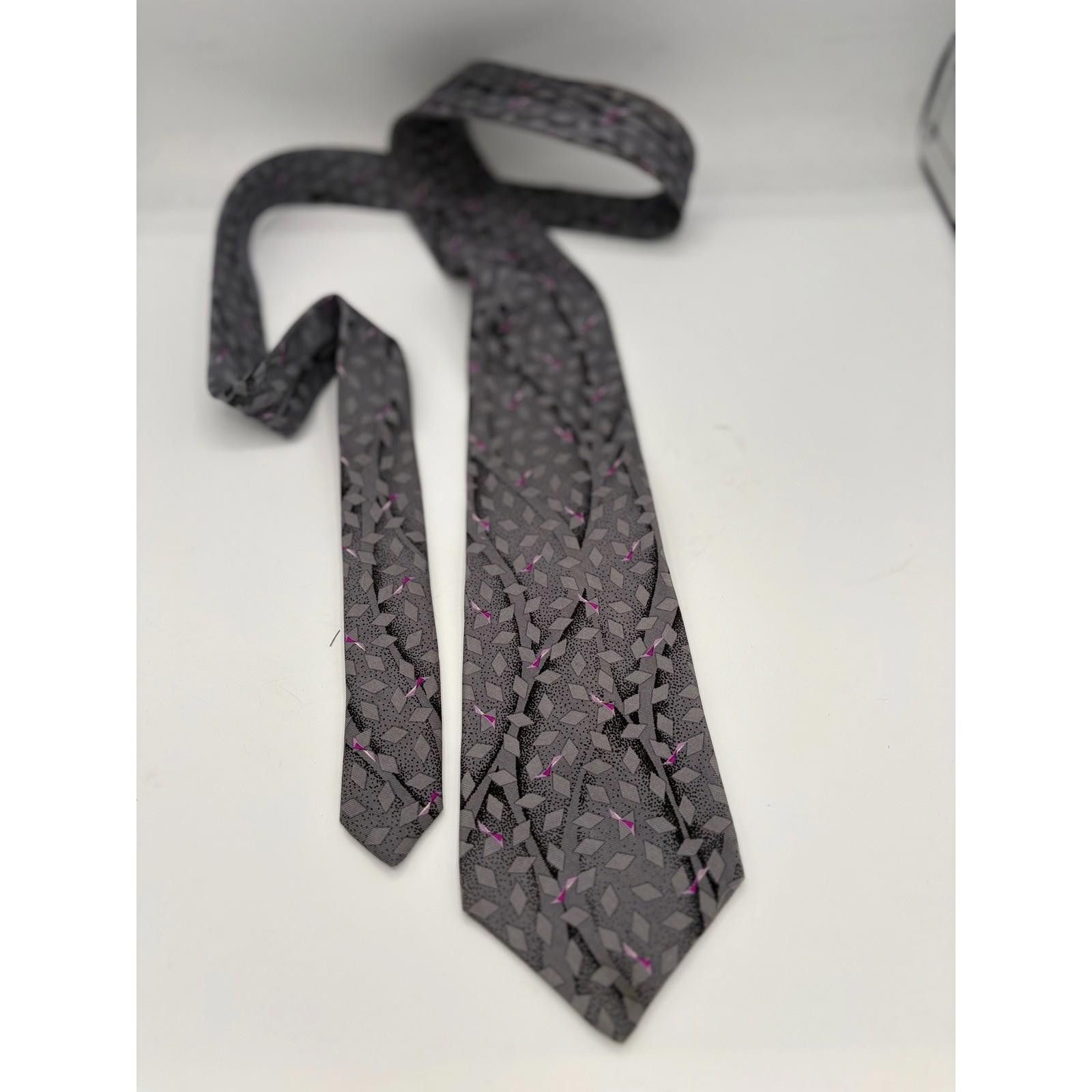 Other Givenchy Monsieur Silk Blend Neck Tie Geometric Pattern Size ONE SIZE - 2 Thumbnail