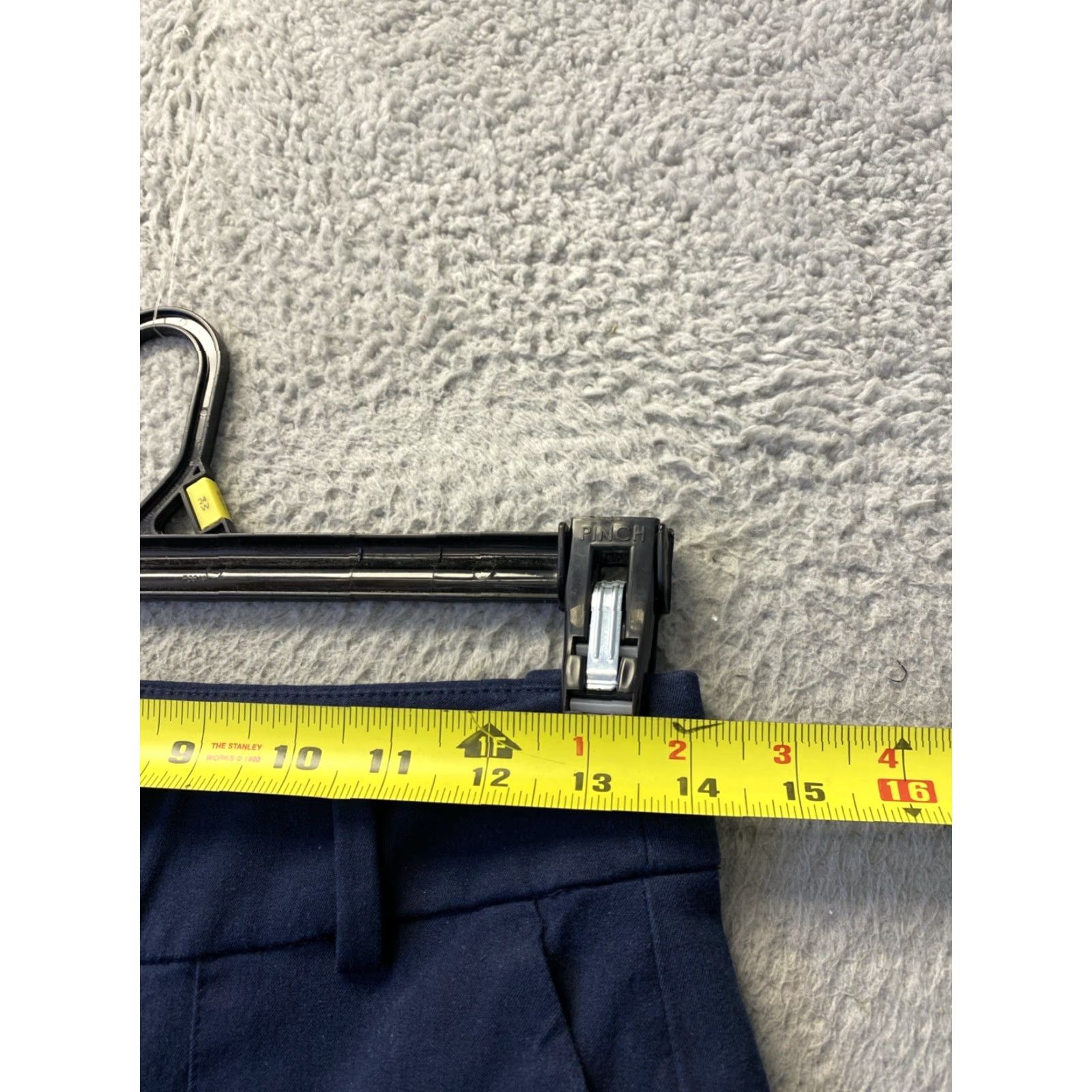 J.Crew J.CREW Wide Leg Pants Bi-Stretch Cotton High Waist Navy Women's 2 Cropped Size 26" / US 2 / IT 38 - 3 Thumbnail