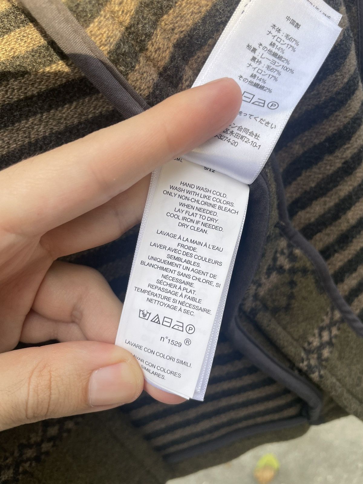 RRL Ralph Lauren RRL Ralph Lauren Western Jacquard Jacket Wool Olive Size US XS / EU 42 / 0 - 18 Thumbnail